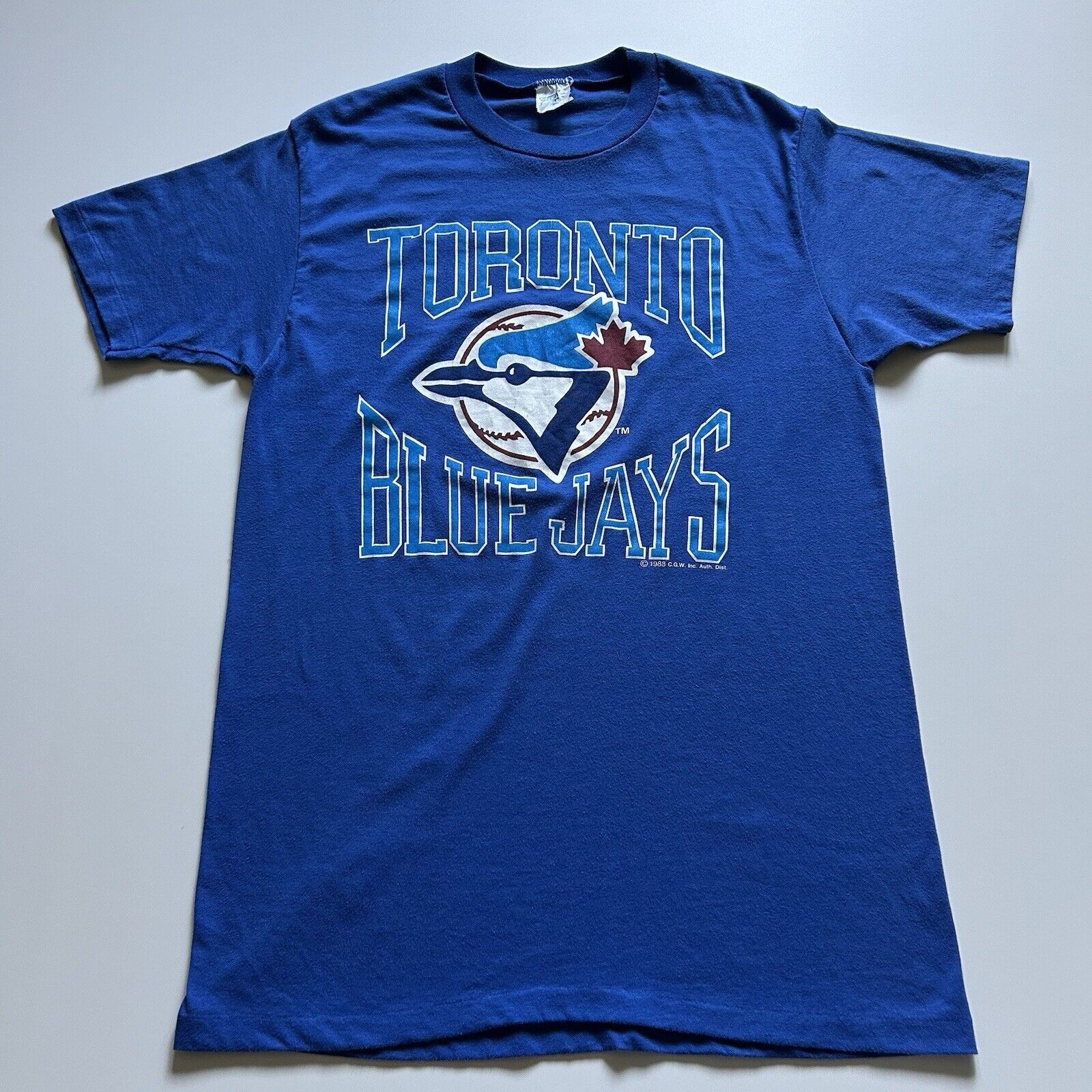 MLB Vintage 80s Toronto Blue Jays MLB T Shirt Medium 1988 Rare Size US M / EU 48-50 / 2 - 1 Thumbnail