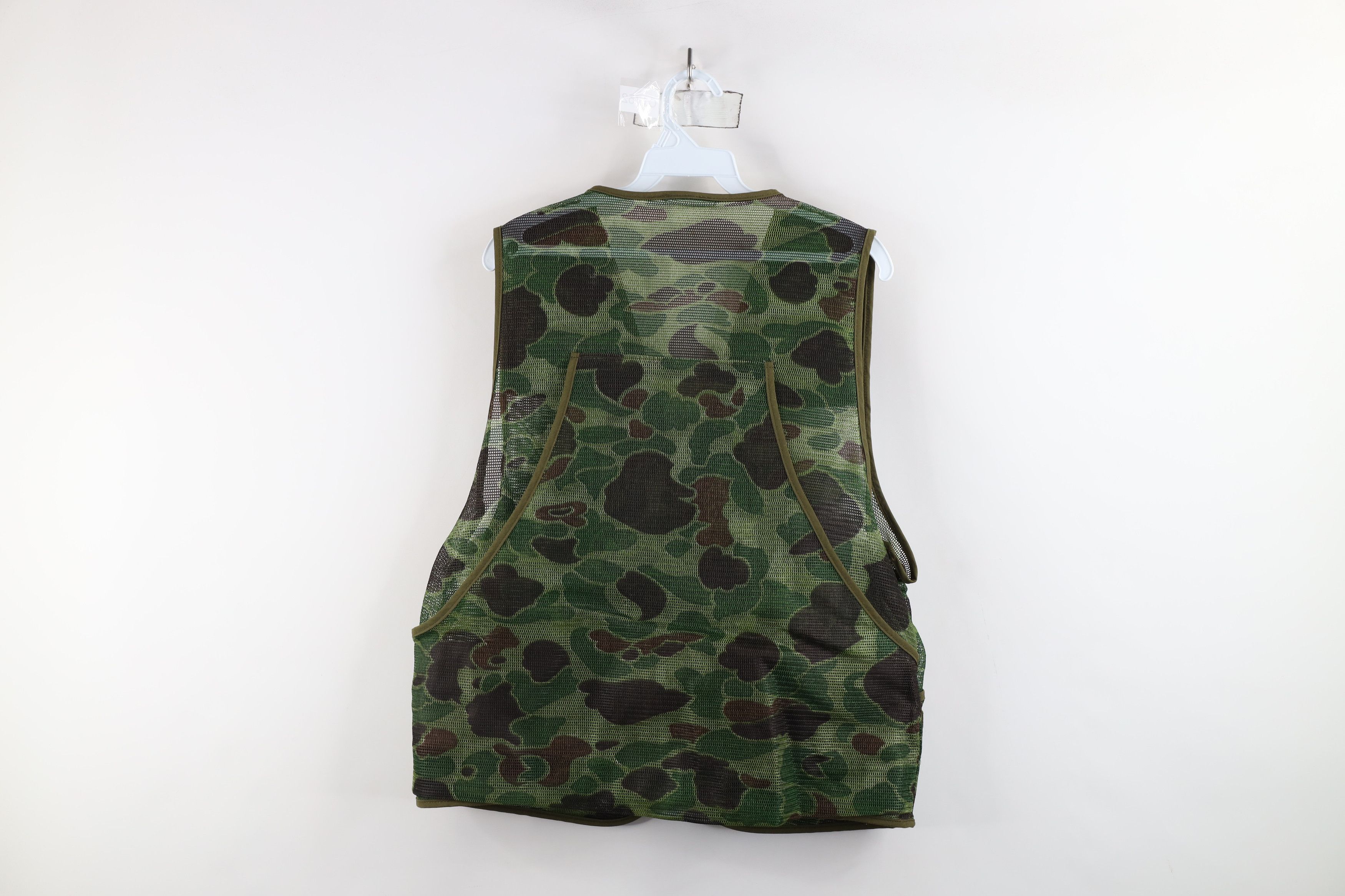 Vintage Vintage 70s Streetwear Camouflage Mesh Hunting Vest Jacket Size US L / EU 52-54 / 3 - 12 Thumbnail
