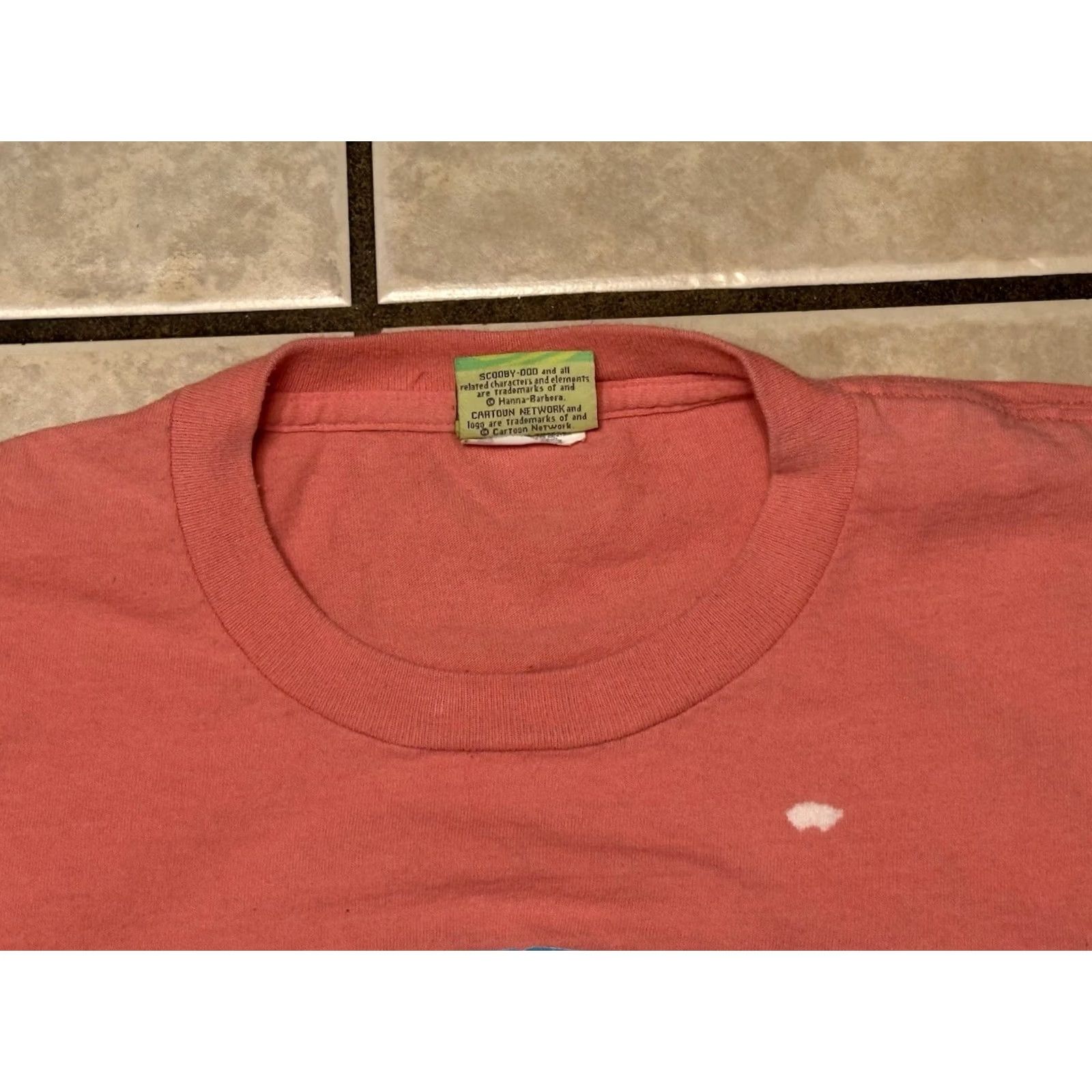 Vintage VINTAGE Cartoon Network Scooby-Doo T-Shirt Medium Shaggy Pink 90s Cartoon Graphic Print Crew Neck Short Sleeve Unisex Adults Boys Girls Mens Womens Size US M / EU 48-50 / 2 - 5 Thumbnail