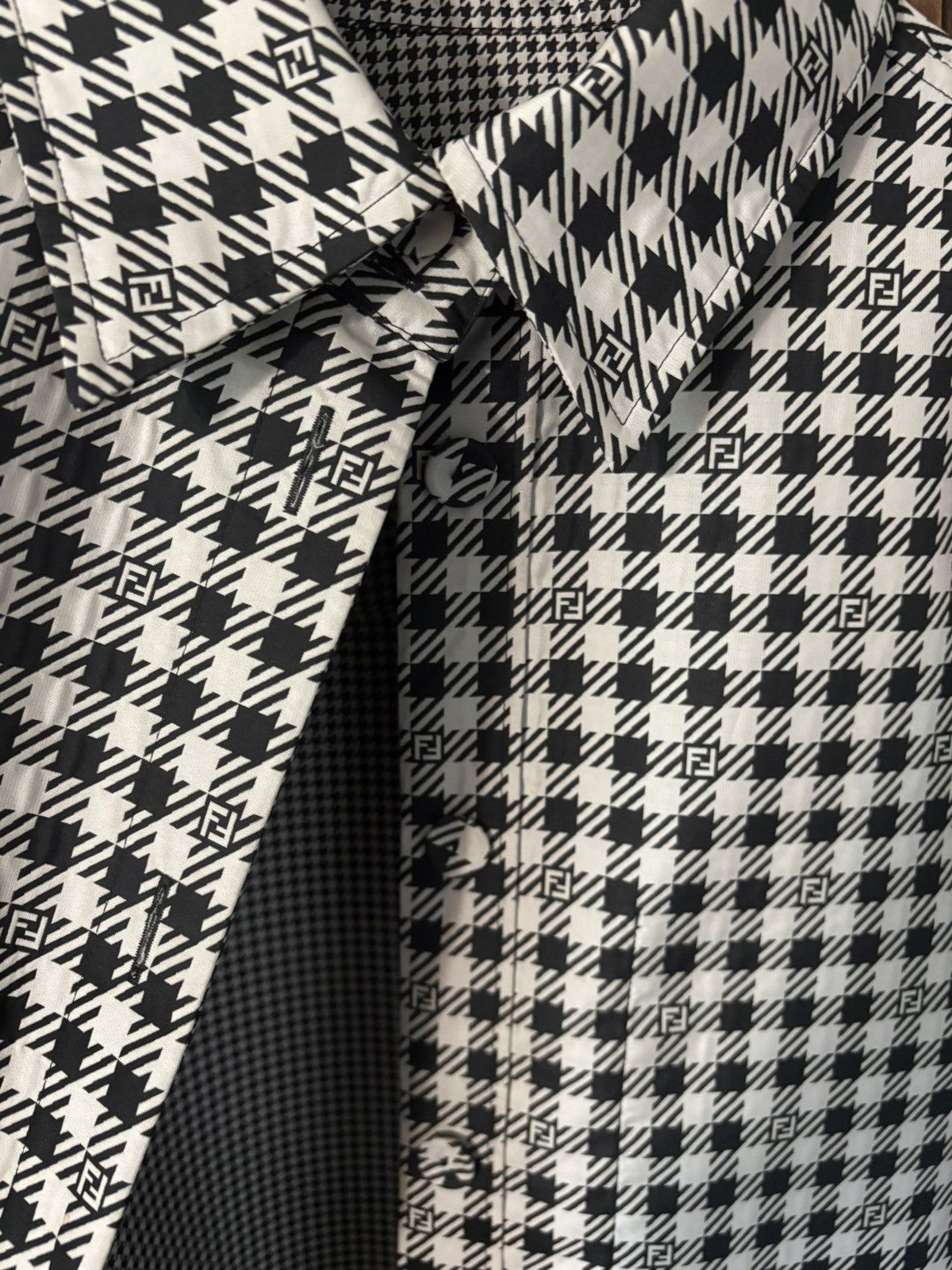 Fendi Fendi Houndstooth Reversible Jacket Size US M / EU 48-50 / 2 - 2 Thumbnail