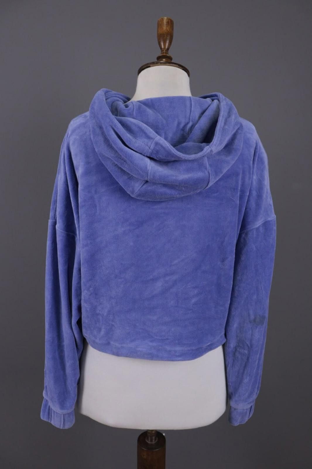 Karl Kani Karl Kani Blue Big Logo Hooded Cropped Sweater Size M/L Size M / US 6-8 / IT 42-44 - 7 Thumbnail
