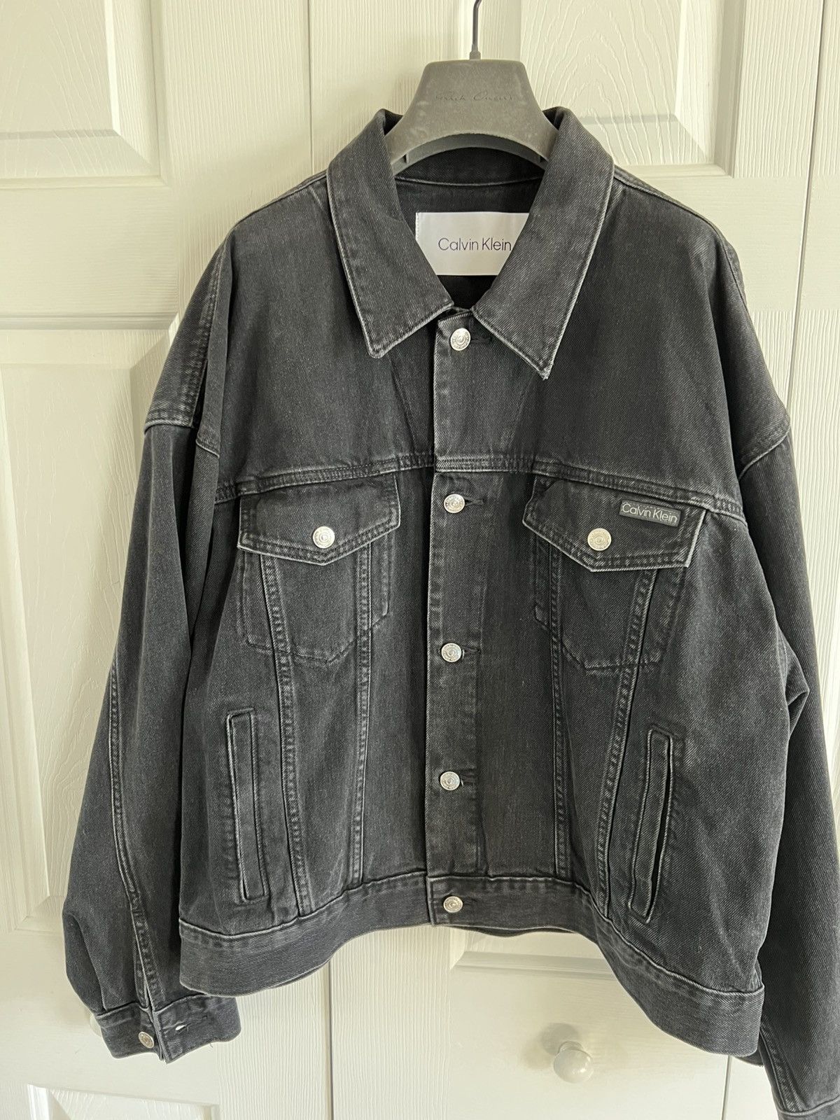 Calvin Klein Denim Jacket size L NWOT Size US L / EU 52-54 / 3 - 4 Thumbnail