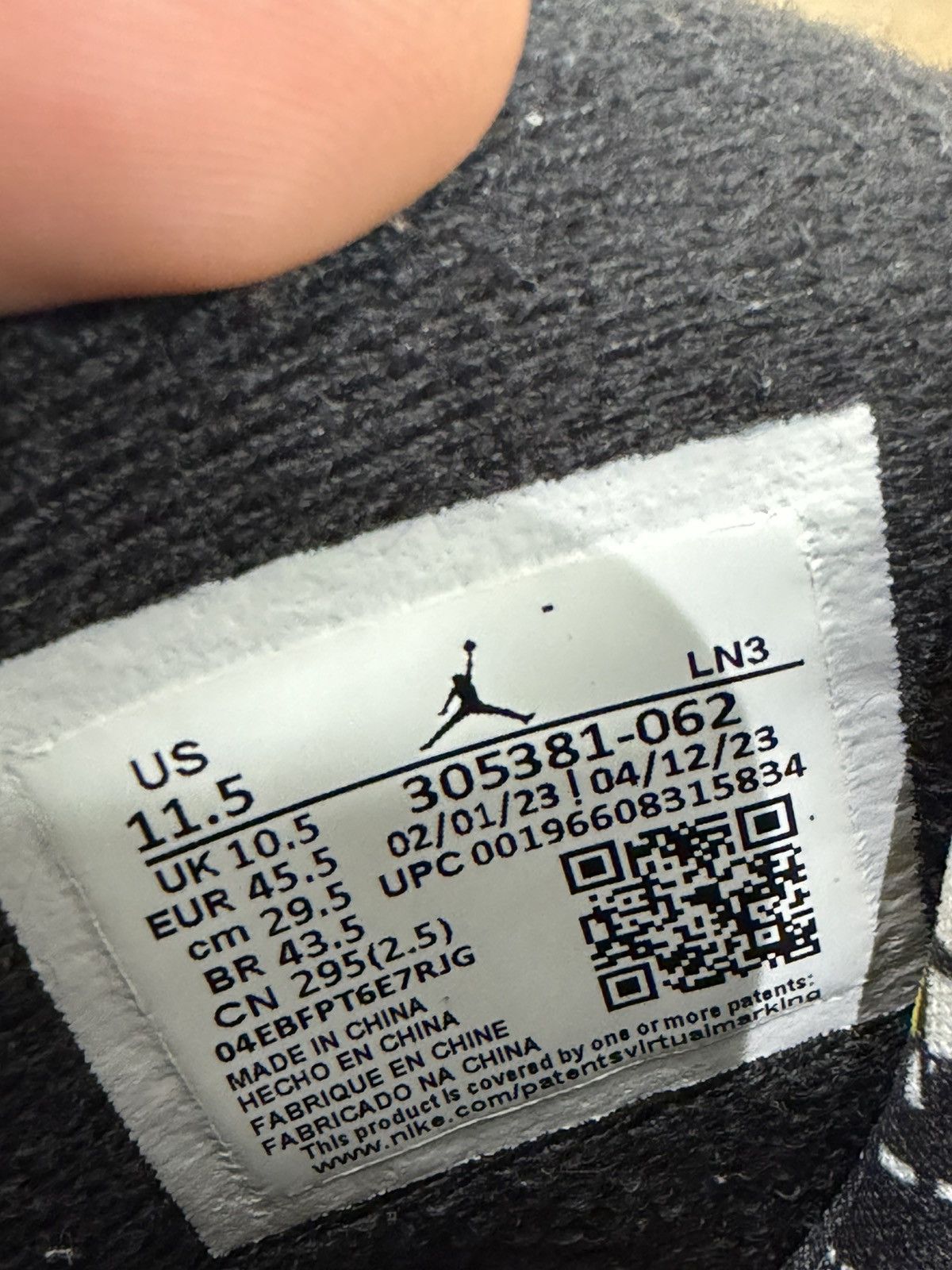 Jordan Brand Air Jordan 8 Playoff Size 11.5 (2023) Size US 11.5 / EU 44-45 - 10 Thumbnail