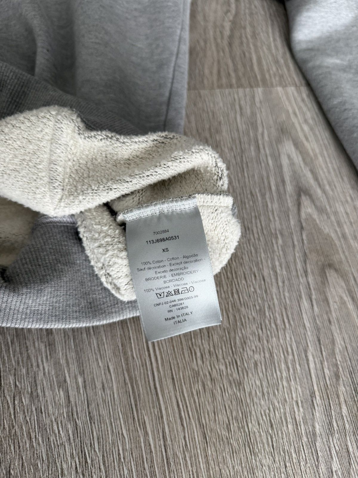 Dior Dior Essentials CD Icon Hooded Sweatshirt Gray Size US XS / EU 42 / 0 - 4 Thumbnail