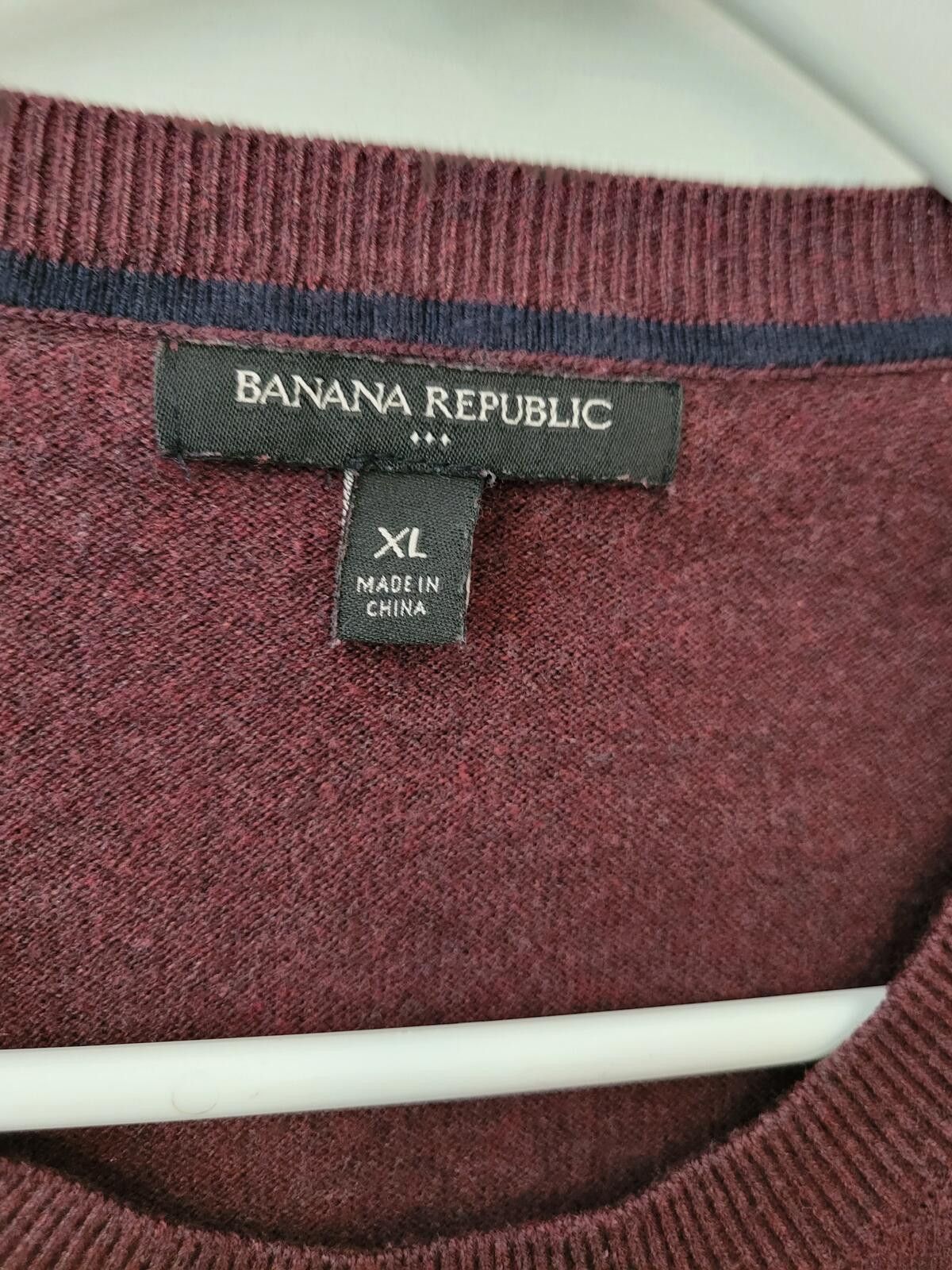 Banana Republic Banana Republic XL Striped Cotton Blend Sweater Size US XL / EU 56 / 4 - 4 Thumbnail