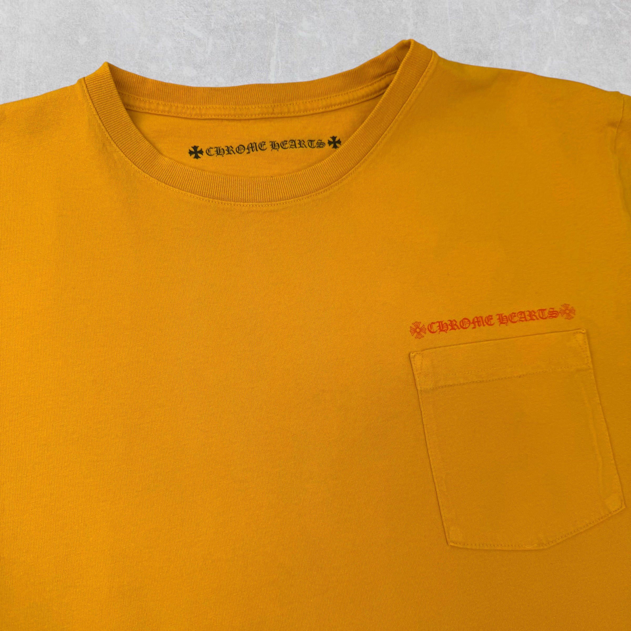 Chrome Hearts Chrome Hearts Matty Boy Call Me Yellow Tee XL Size US XL / EU 56 / 4 - 4 Thumbnail
