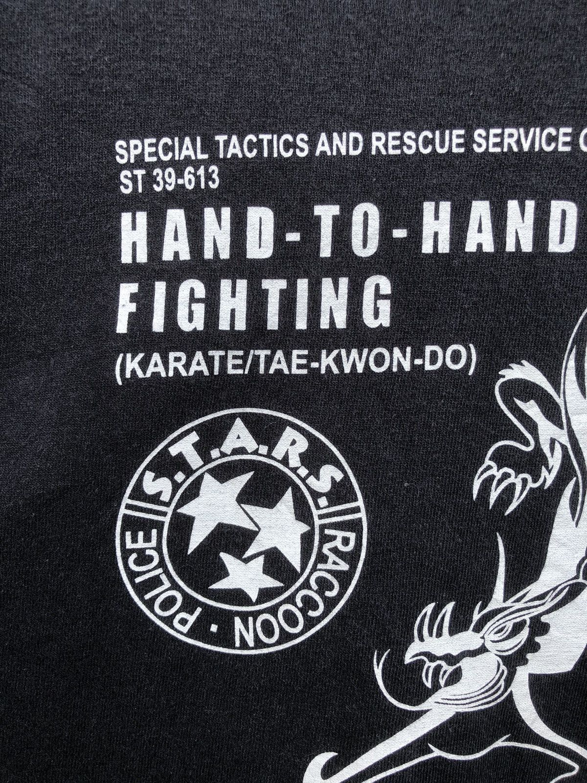 Japanese Brand × Vintage Vintage Sunfaded Biohazard X STARS DRAGON Tee Size US M / EU 48-50 / 2 - 8 Thumbnail