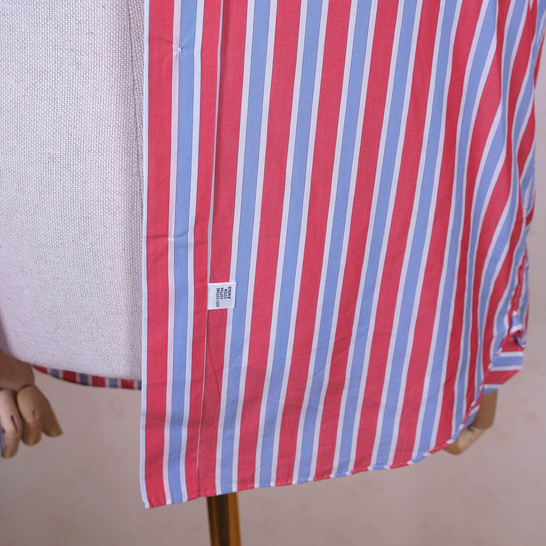 Kiton Kiton, blue-red-white shirt, size 39, hand sewn, RRP 720 e Size US S / EU 44-46 / 1 - 7 Thumbnail