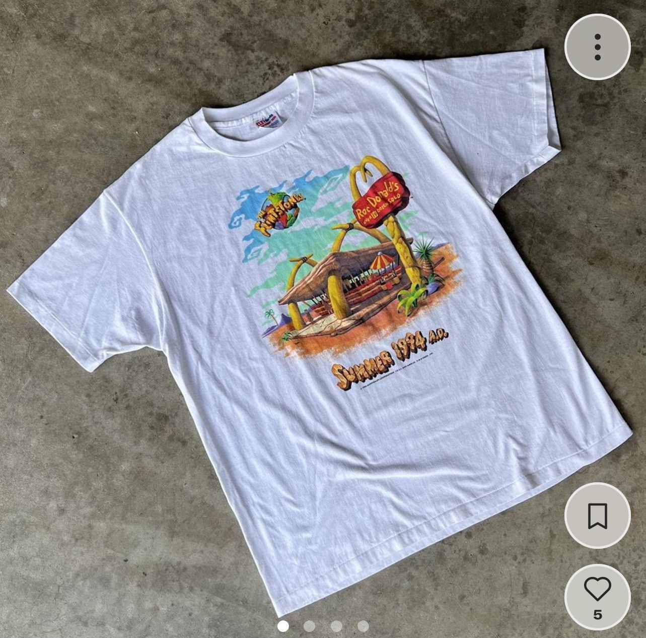 The Flintstones x McDonald’s T Shirt Size X - Large