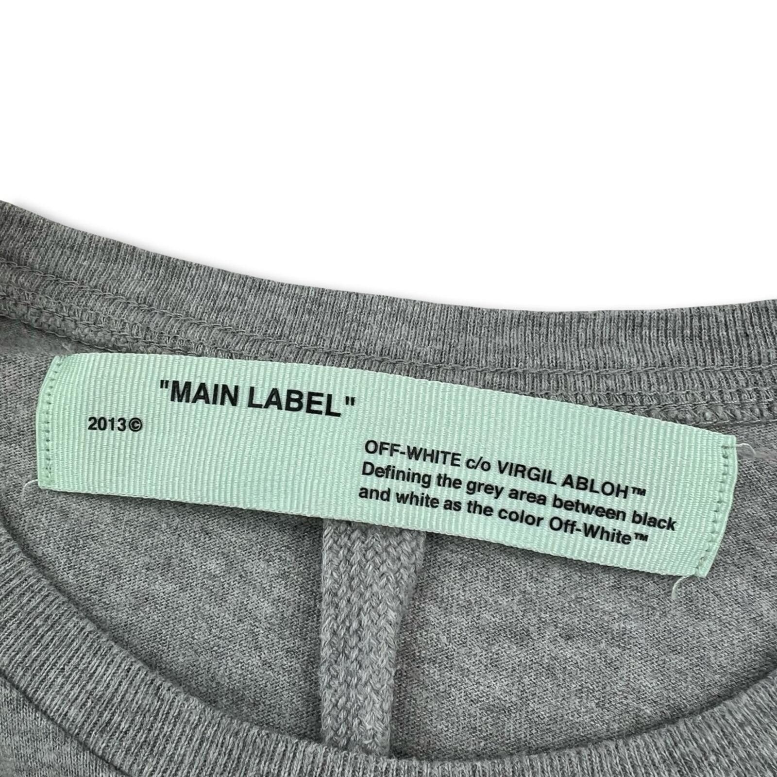 Off-White Off-White Yellow Arrows Grey Long Sleeve T Shirt Size US S / EU 44-46 / 1 - 5 Thumbnail