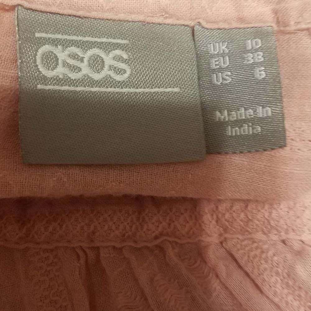 Asos Asos Pink V-Neck Dress Size 6 Size M / US 6-8 / IT 42-44 - 3 Thumbnail