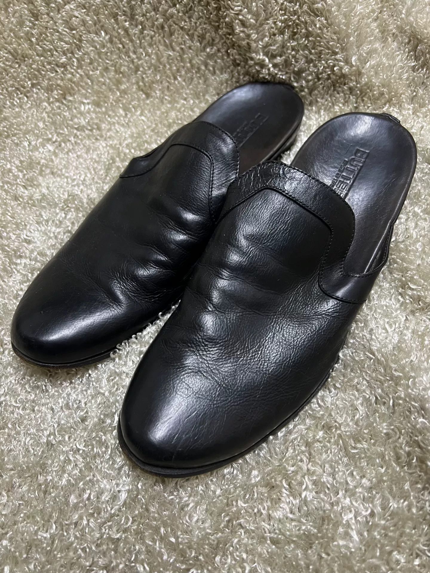 Buttero Buttero Italian Men's Leather Slippers Size 43 Size US 10 / EU 43 - 1 Thumbnail