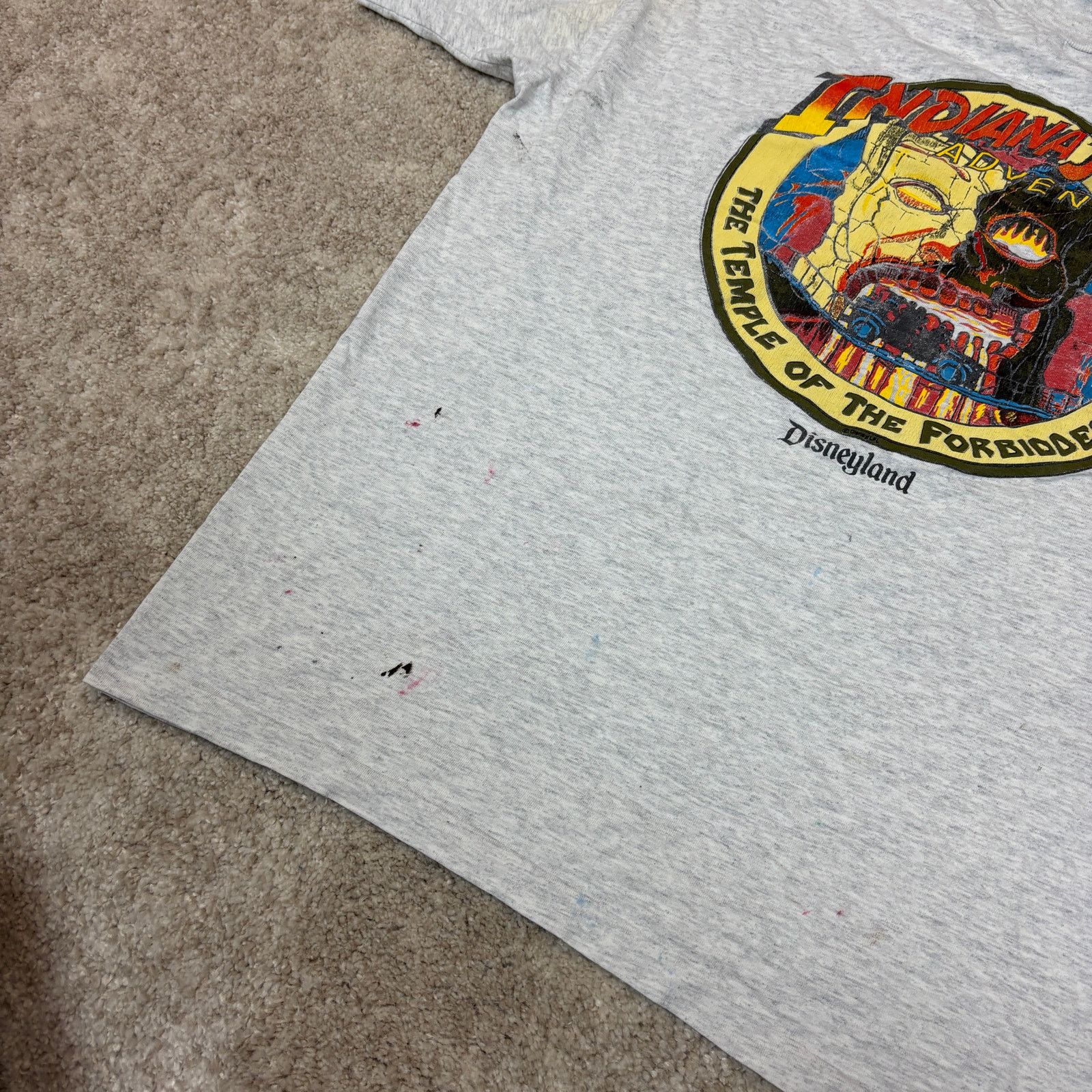 Disney × Vintage VTG 90s Indiana Jones Temple Of The Forbidden Eye Shirt L/XL Size US L / EU 52-54 / 3 - 9 Thumbnail