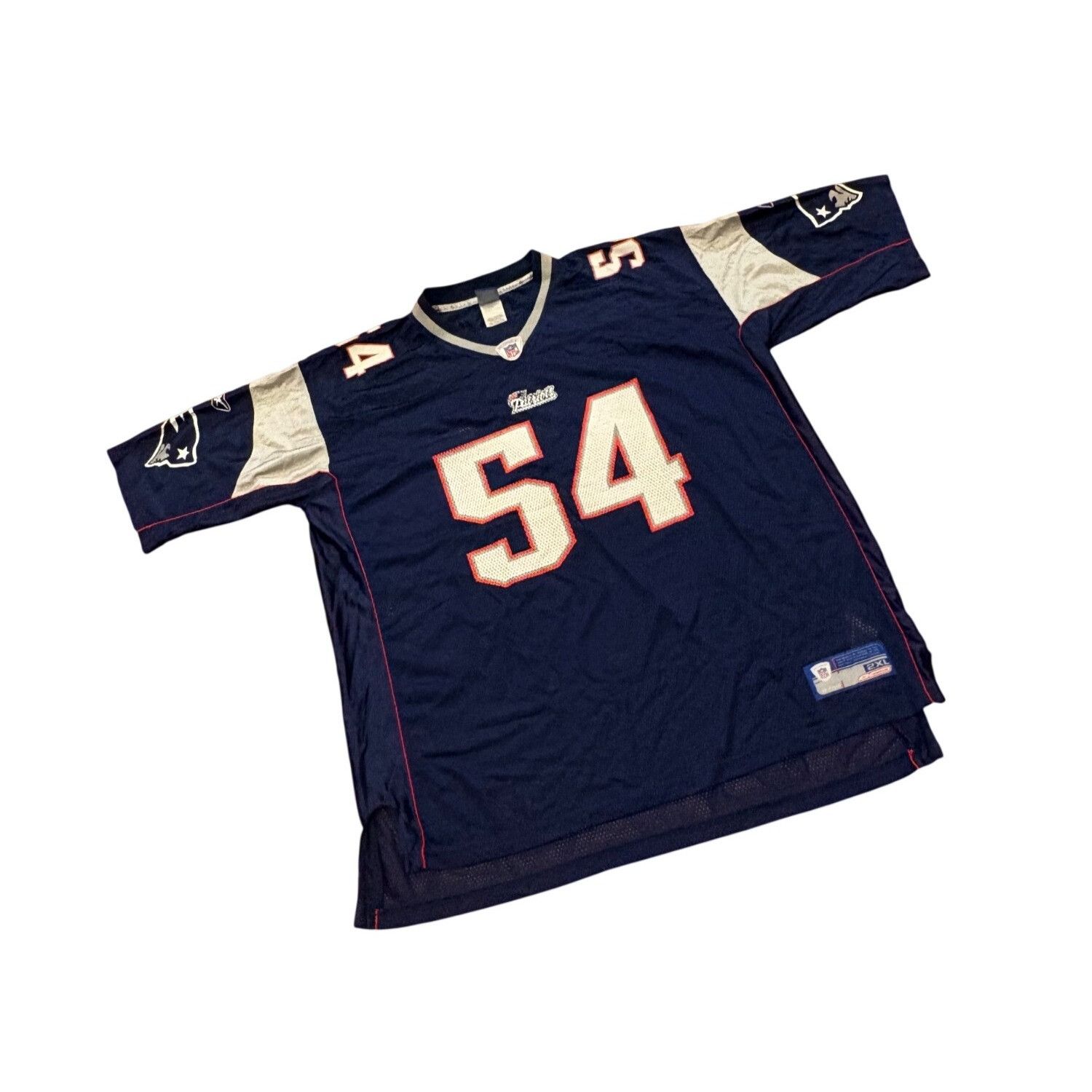 Reebok Reebok New England Patriots Tedy Bruschi #54 Home Blue NFL F Size US XXL / EU 58 / 5 - 3 Thumbnail