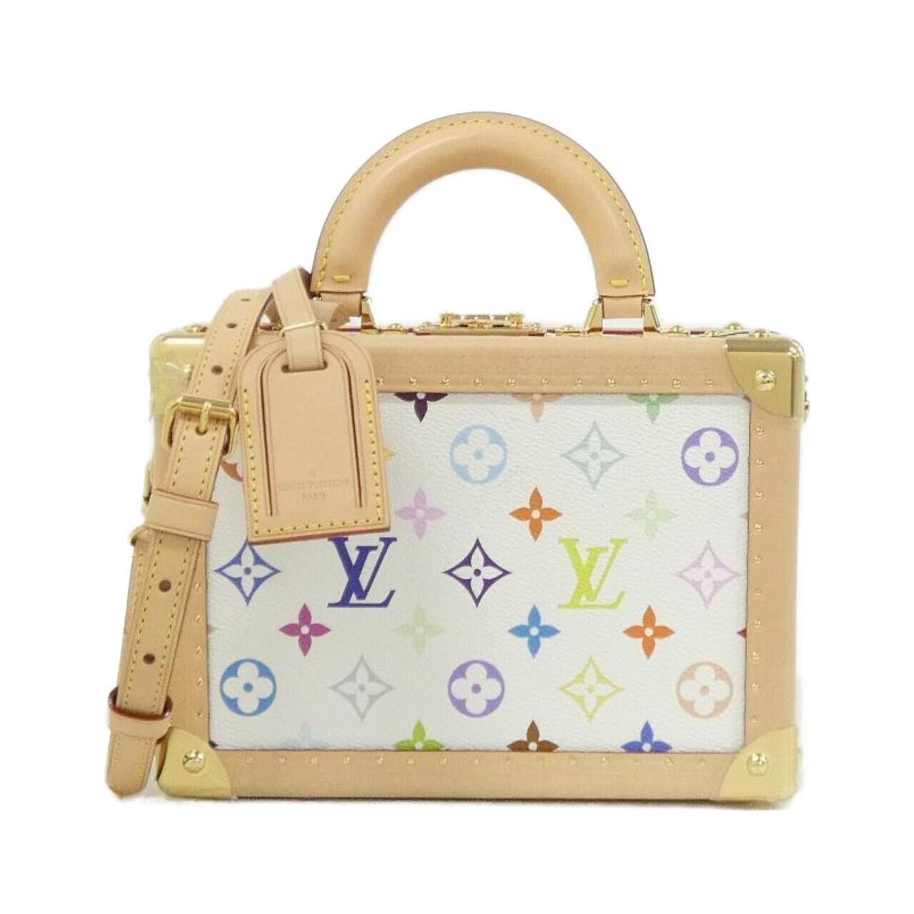 Louis Vuitton Louis Vuitton Louis Vuitton Petite Valise Coated Canvas Bag Textile Handbag M13125 DUTY FREE for USA Size ONE SIZE - 1 Thumbnail