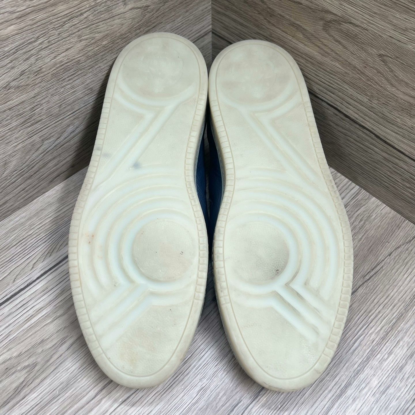 Berluti Berluti Blue Embossed Slip-On Shoes Size US 8.5 / EU 41-42 - 4 Thumbnail