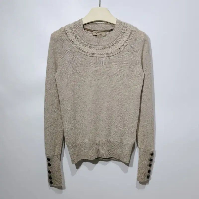Burberry Burberry Women's Knit Sweater in Khaki Size XS / US 0-2 / IT 36-38 - 1 Thumbnail