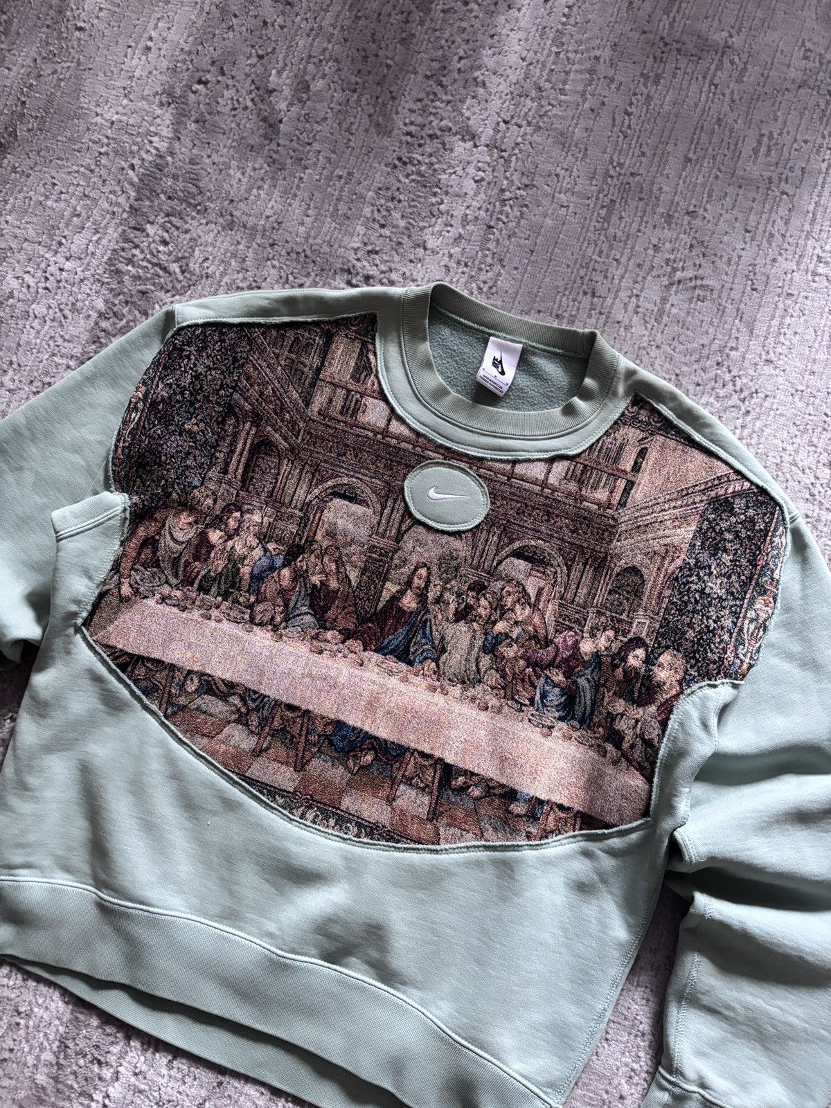 Nike Nike Reworked NRG Junya Watanabe style Jesus sweatshirt Size US M / EU 48-50 / 2 - 3 Thumbnail