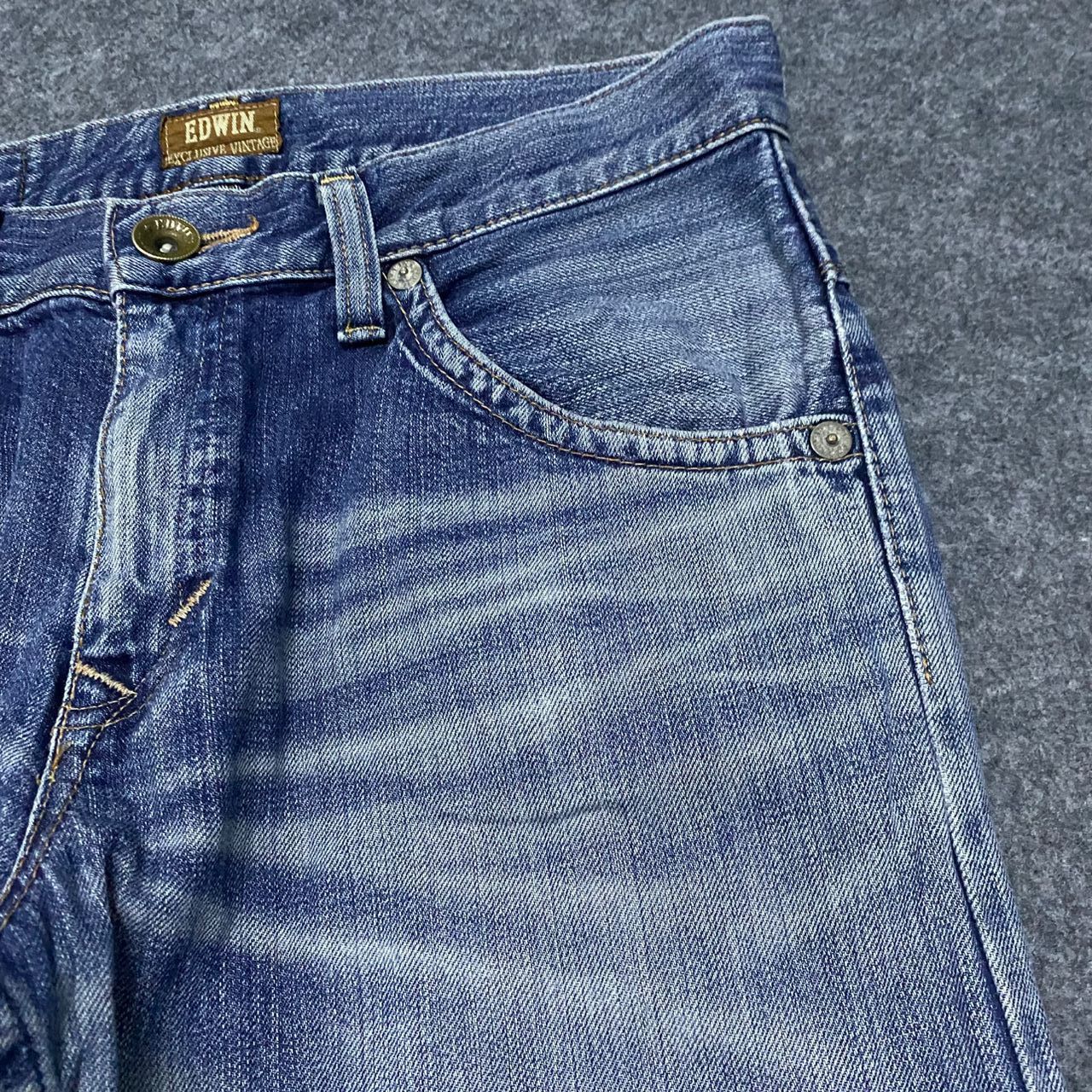 Edwin Vintage Edwin Exclusive Vintage Distressed Denim Size US 33 - 7 Thumbnail