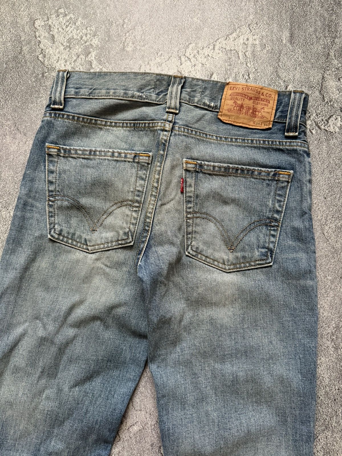 Levi's × Levi's Vintage Clothing × Vintage Levi’s 511 31/34 blue wash denim pant trouser Jean chino Size US 31 - 3 Thumbnail