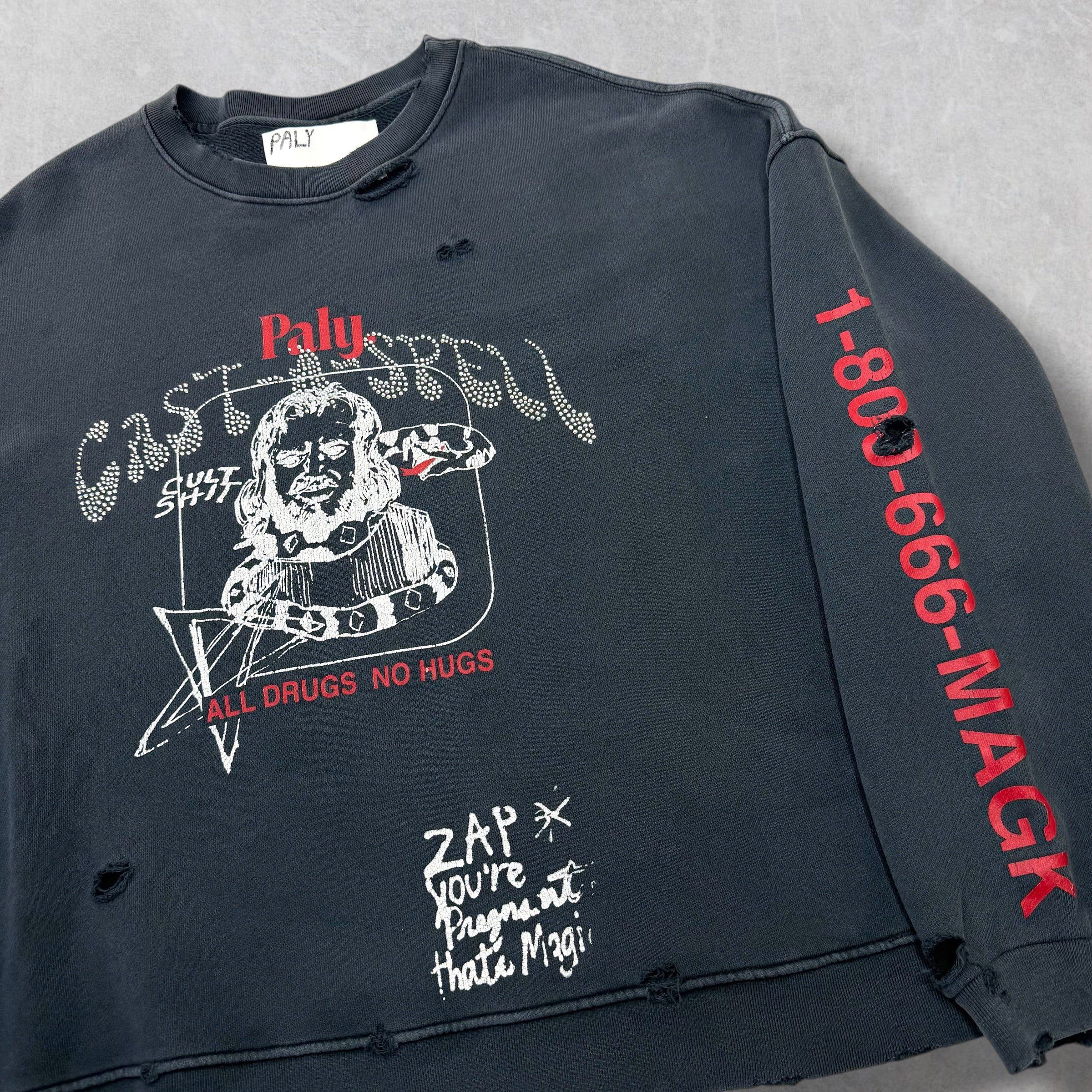 Other Paly Cast-A-Spell Distressed Sweatshirt M/L (L) Size US L / EU 52-54 / 3 - 4 Thumbnail