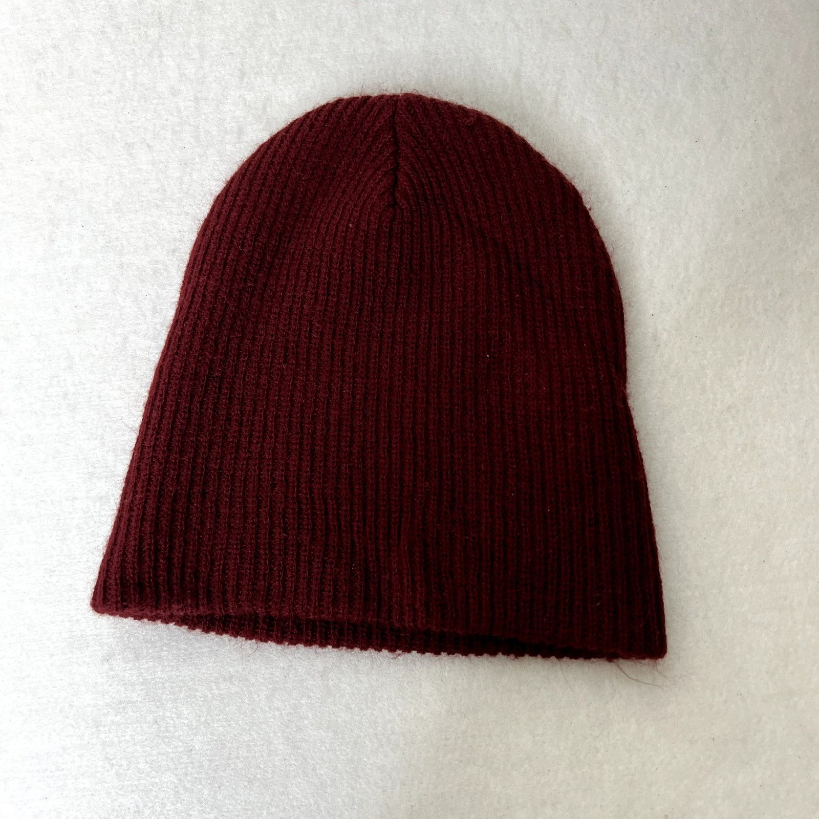 NEFF Neff Maroon Knit Beanie Hat Size ONE SIZE - 3 Thumbnail