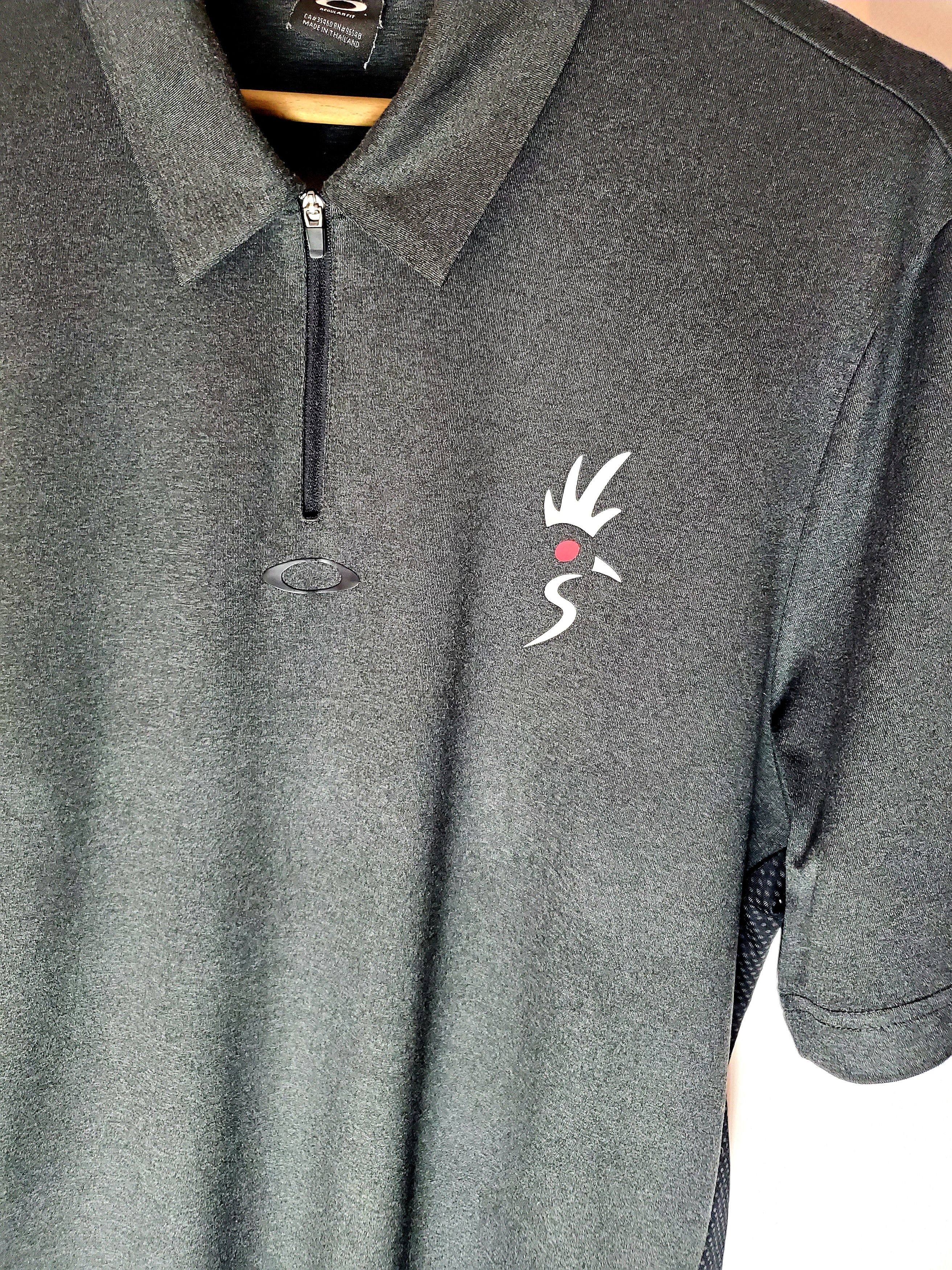 Oakley × Vintage Oakley zip polo Tshirt big logo size M perfect condition Size US M / EU 48-50 / 2 - 3 Thumbnail