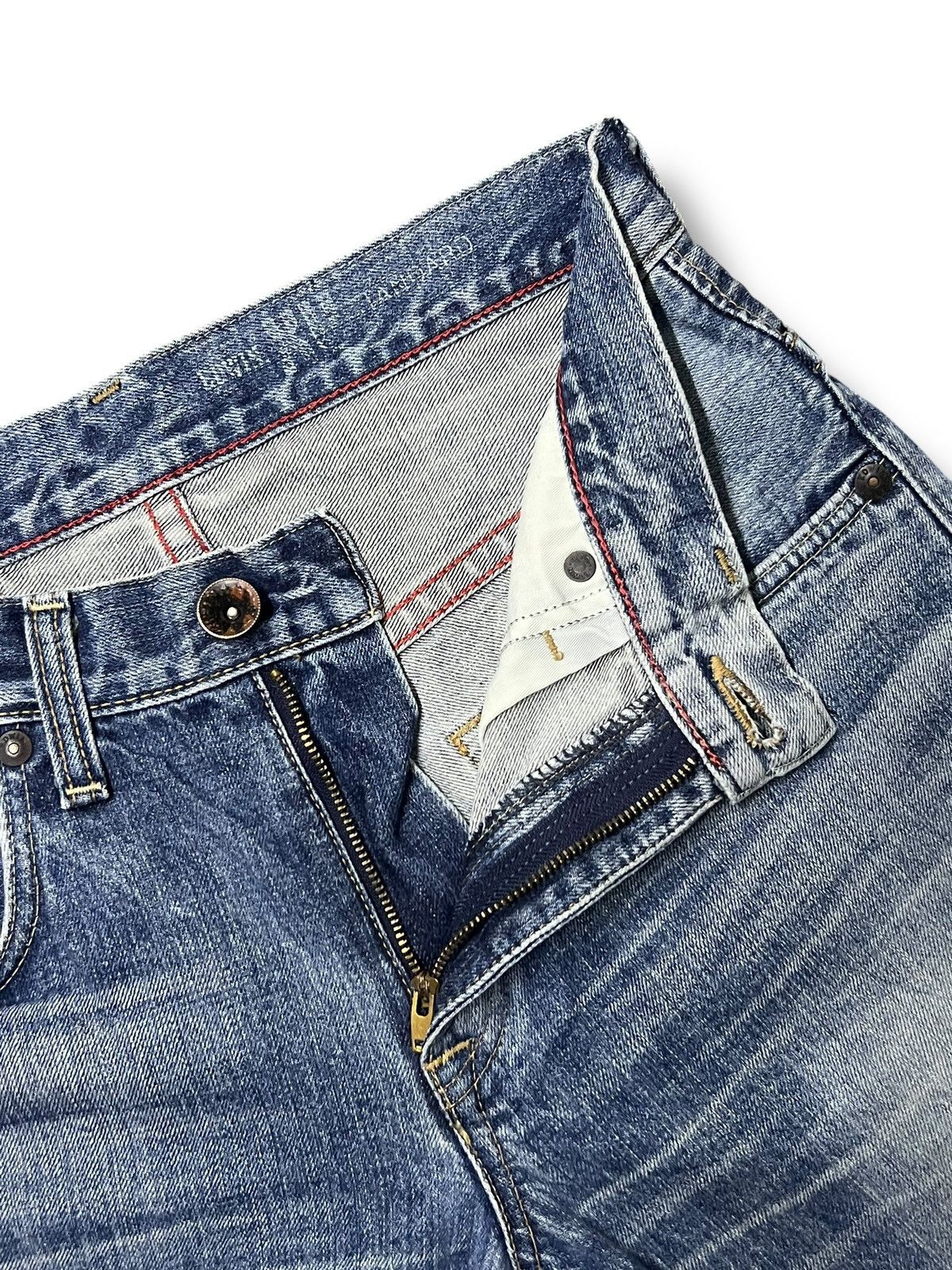Edwin Vintage Edwin 404 Exclusive Japan - Faded Wash Jeans Size US 31 - 9 Thumbnail