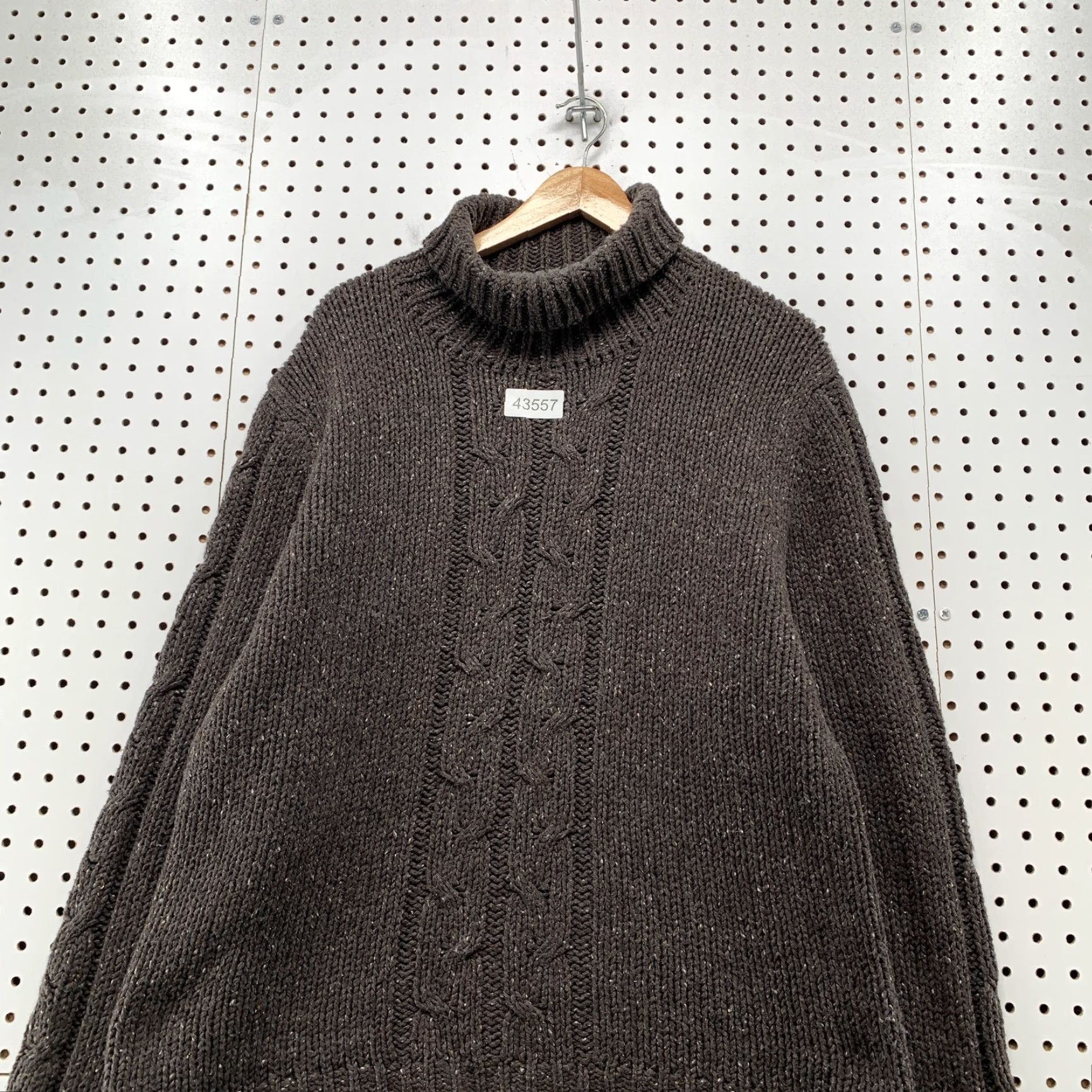 Gap VINTAGE Gap Cable Knit Turtleneck Sweater Pullover Mens XL Brown Speckled Hong Kong Pullover Mens XL Brown Speckled 90s, Gap, Sweater, Mens Size US XL / EU 56 / 4 - 2 Thumbnail