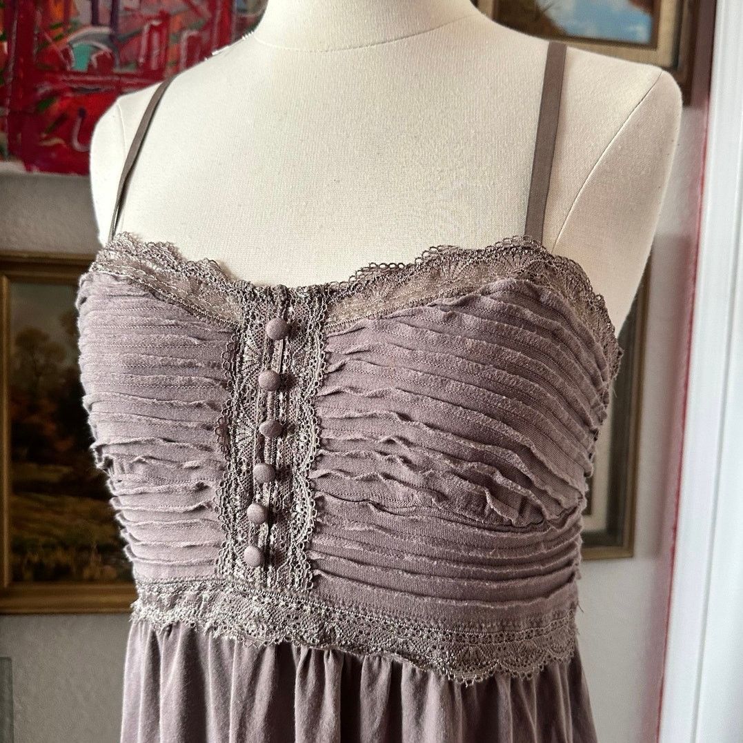 Cynthia Rowley cynthia rowley brown lace midi dress Size S / US 4 / IT 40 - 2 Thumbnail