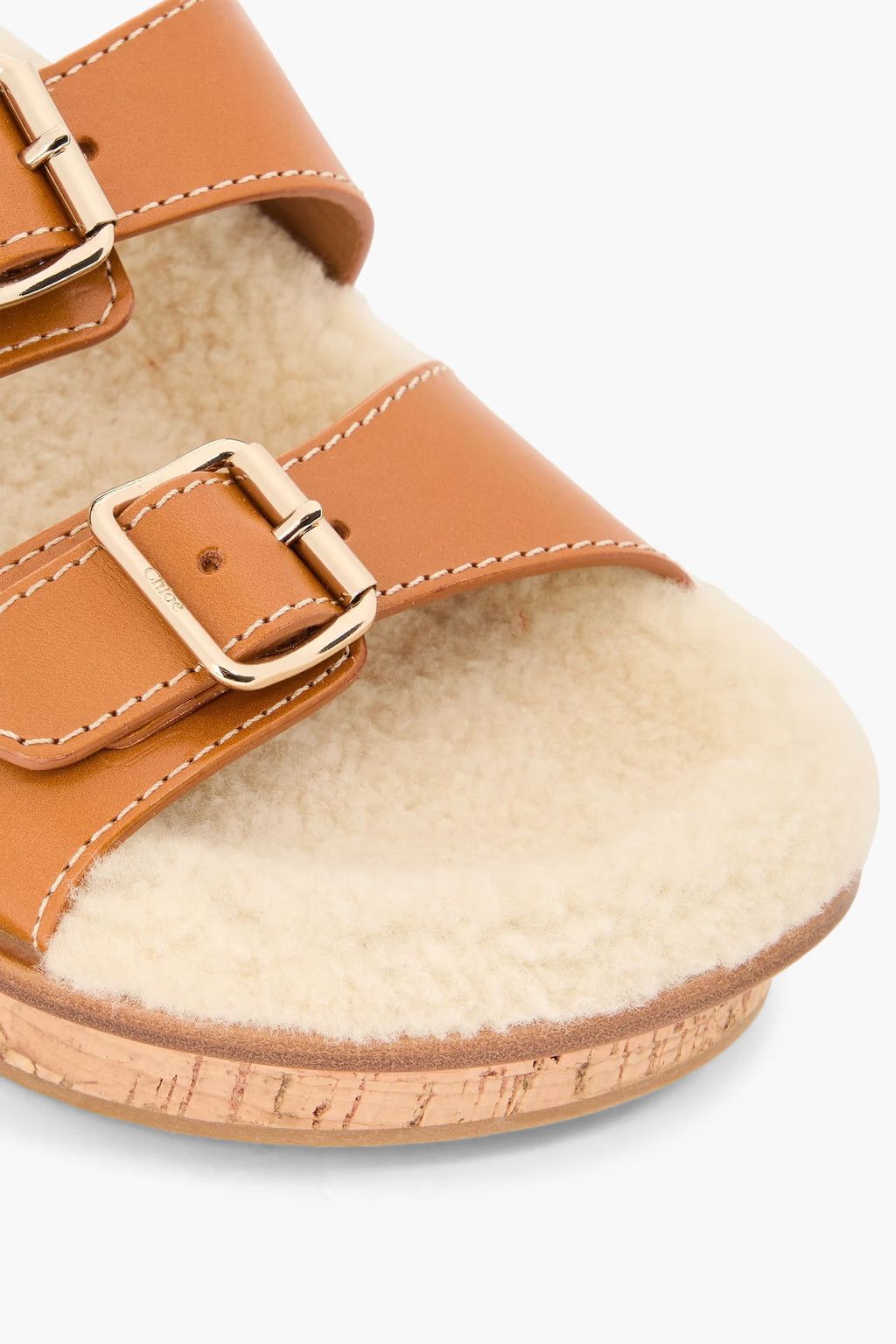 Chloe o1y0825 Mules in Tan Size US 8 / IT 38 - 3 Thumbnail