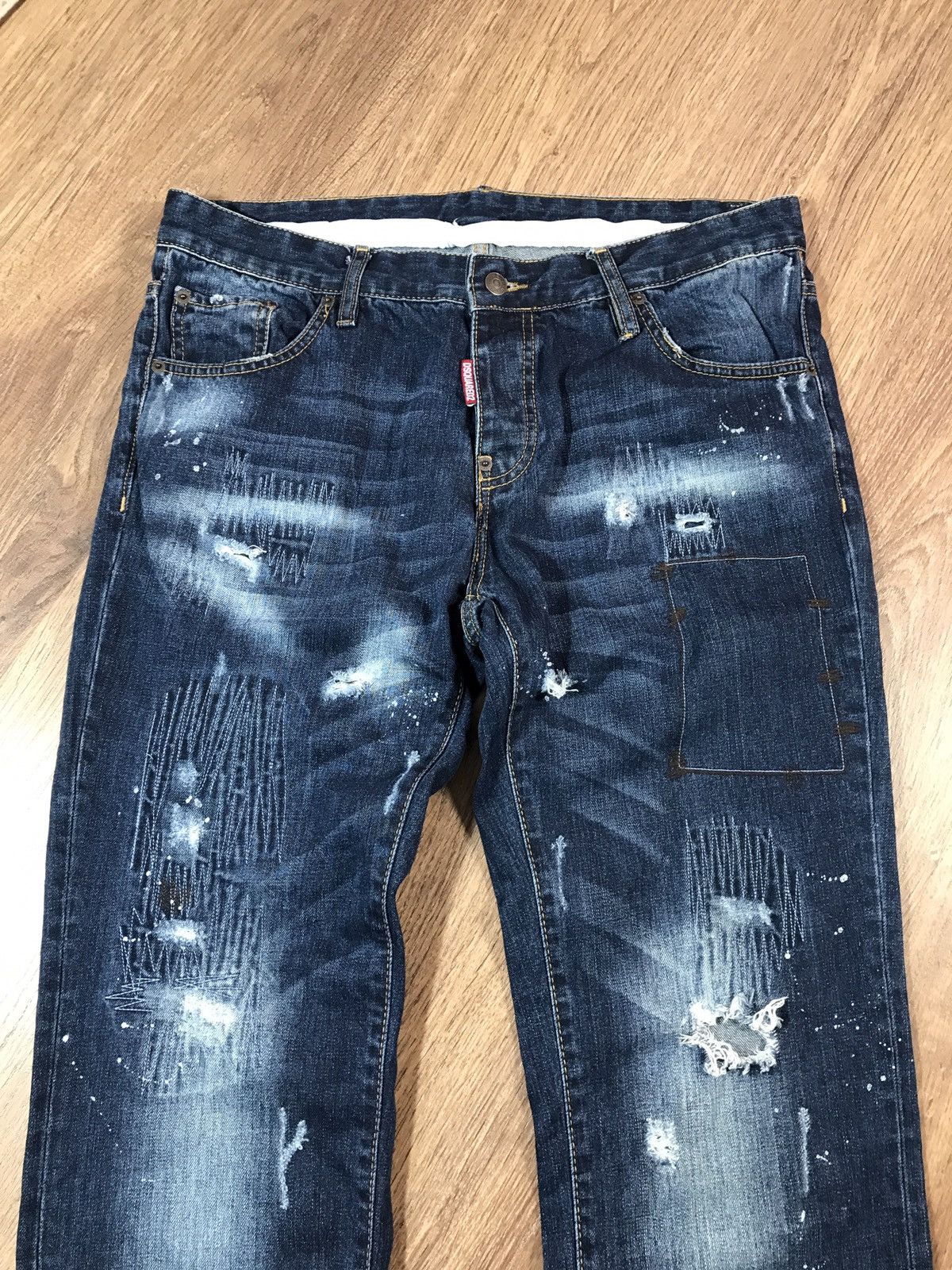 Dsquared2 🇮🇹Dsquared2 Distressed Jeans Made in Italy Size US 34 / EU 50 - 3 Thumbnail