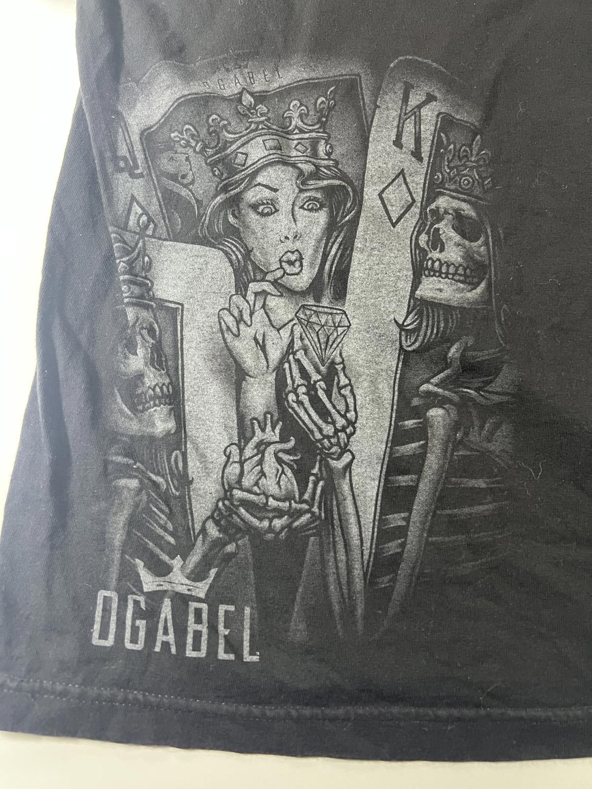 Unknown London Graphic Black T-Shirt with Queen and King Skeleton Design Size US L / EU 52-54 / 3 - 8 Thumbnail