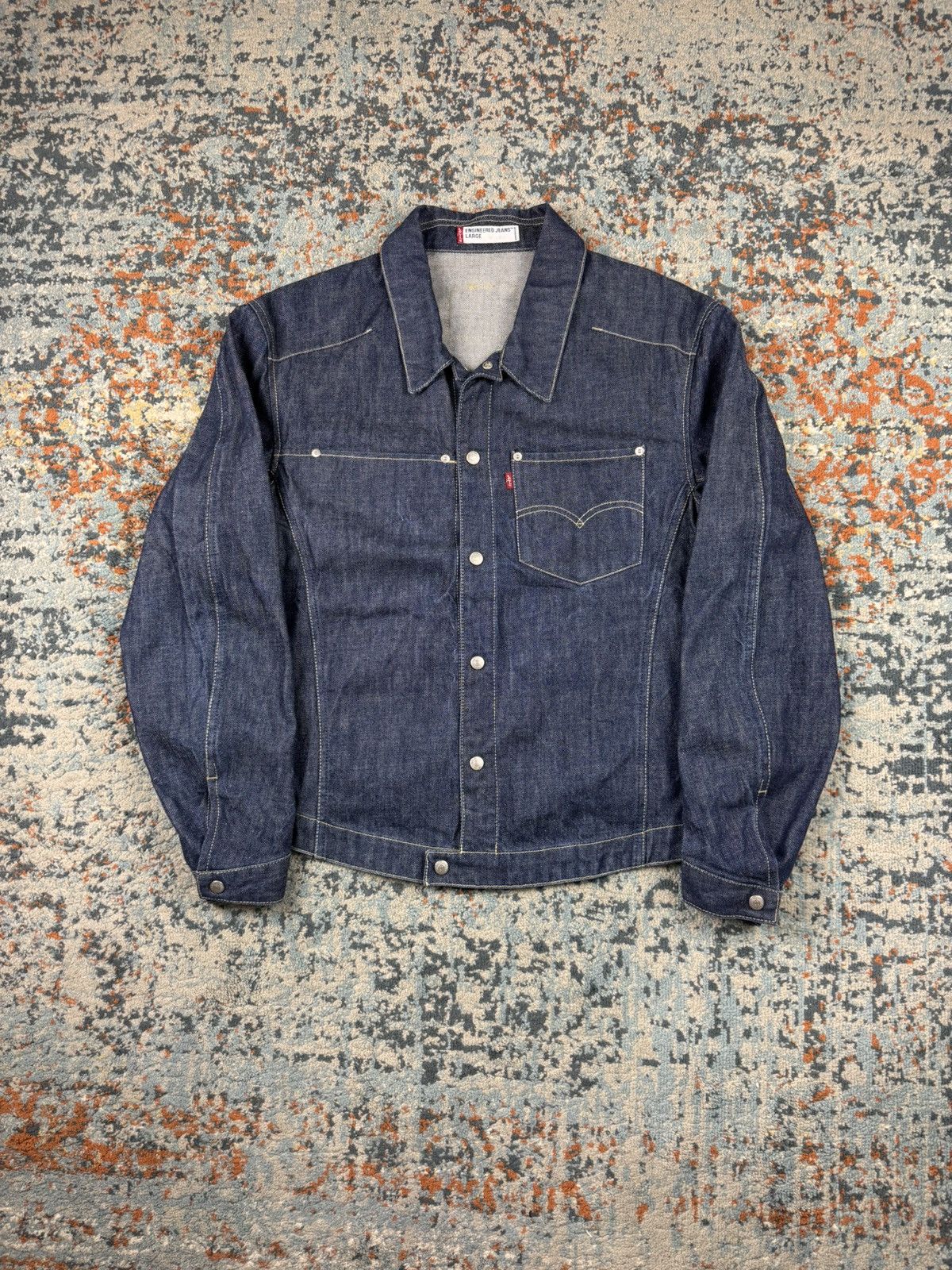 Vintage 2000s Levis Engineered jeans katana denim jacket y2k