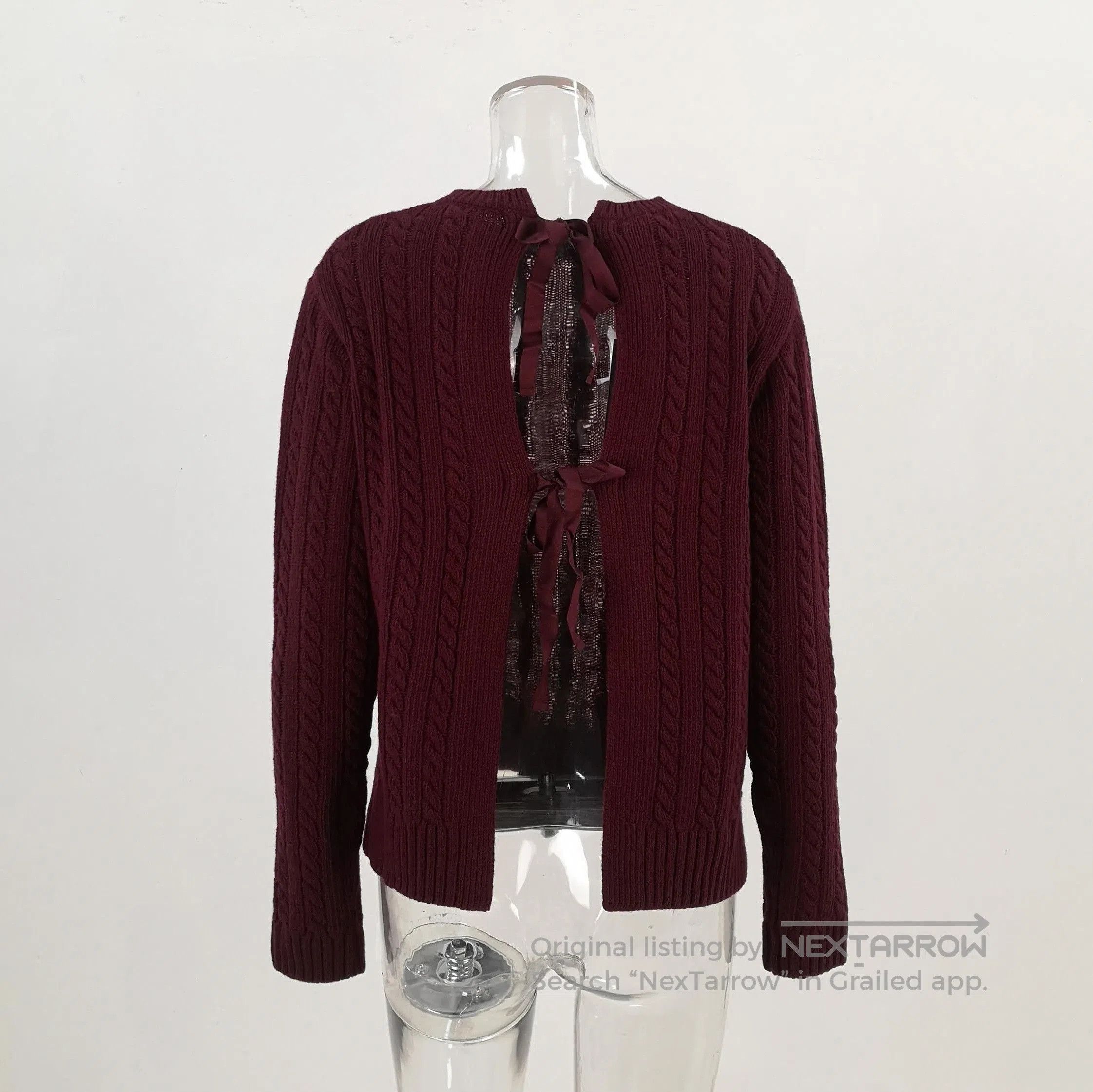 Prada Prada Stylish Cashmere Blend Sweater 0089. Size XL / US 12-14 / IT 48-50 - 3 Thumbnail