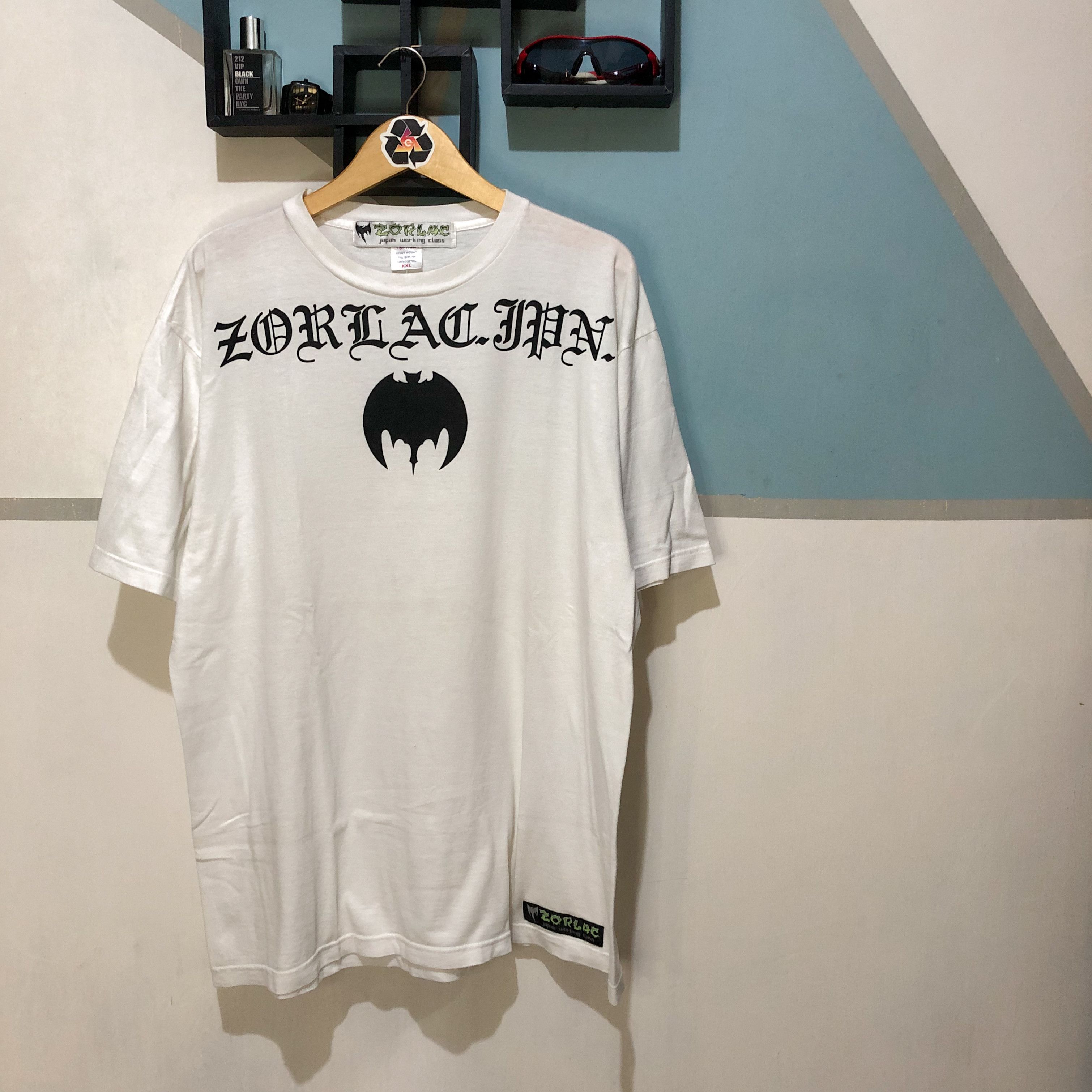Japanese Brand Zorlac Japan Skateboard Vintage 90s T-Shirt Size US XXL / EU 58 / 5 - 2 Thumbnail