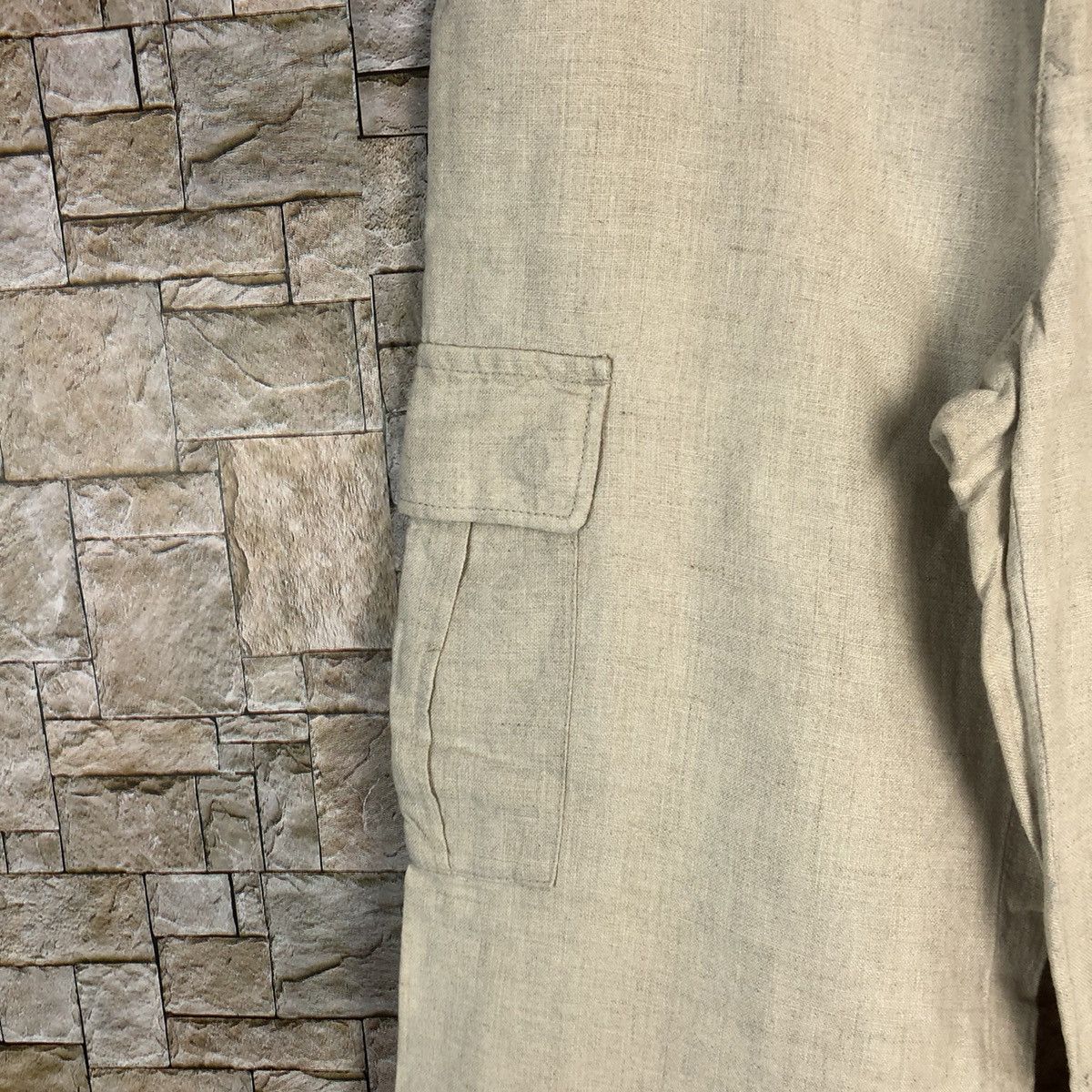 Japanese Brand Japanese Brand White Cargo Multipocket Pants #A735 Size 26" / US 2 / IT 38 - 10 Thumbnail