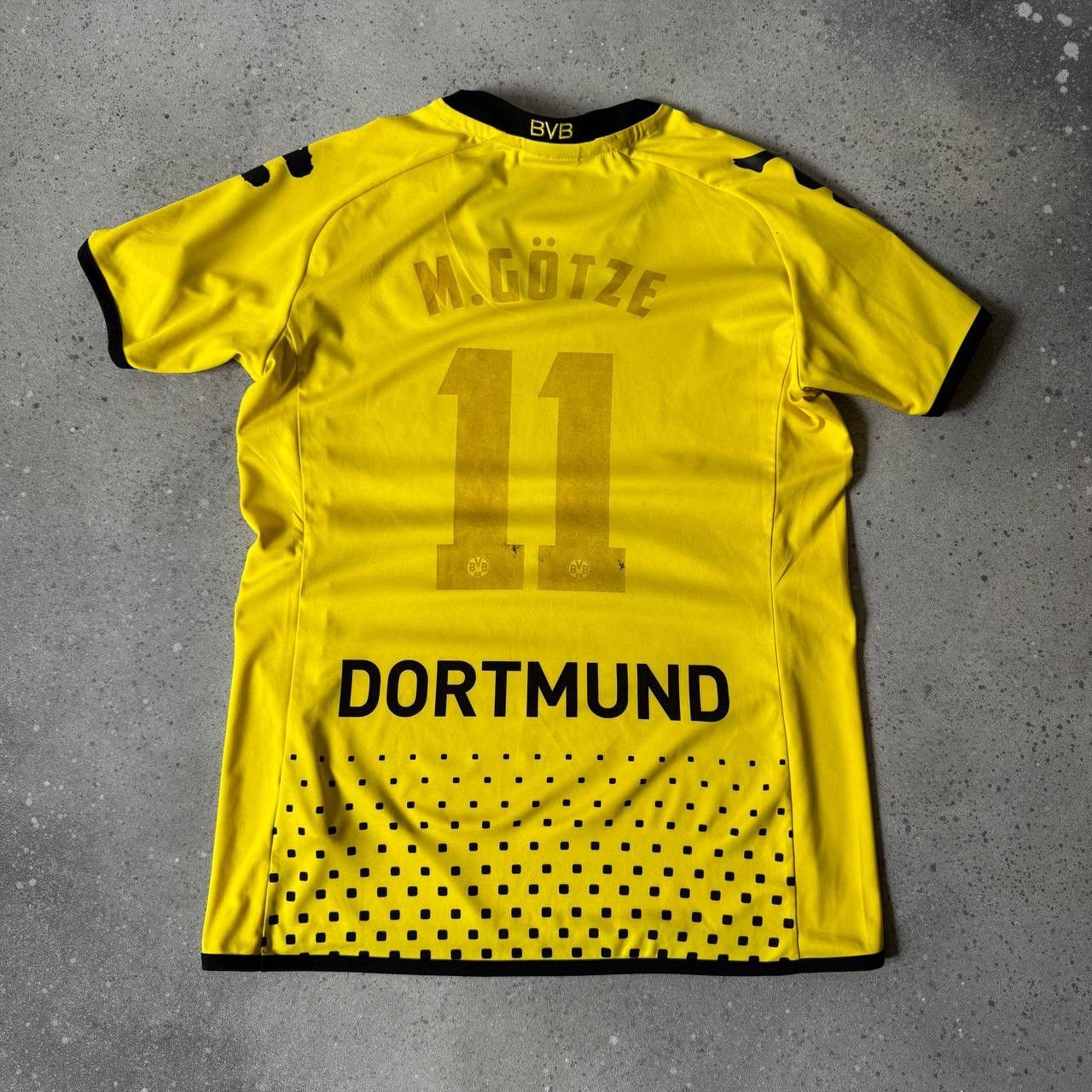 Vintage Borrusia Dortmund 2010 Vintage Home Jersey #10 Mario Gotze Size US L / EU 52-54 / 3 - 2 Thumbnail