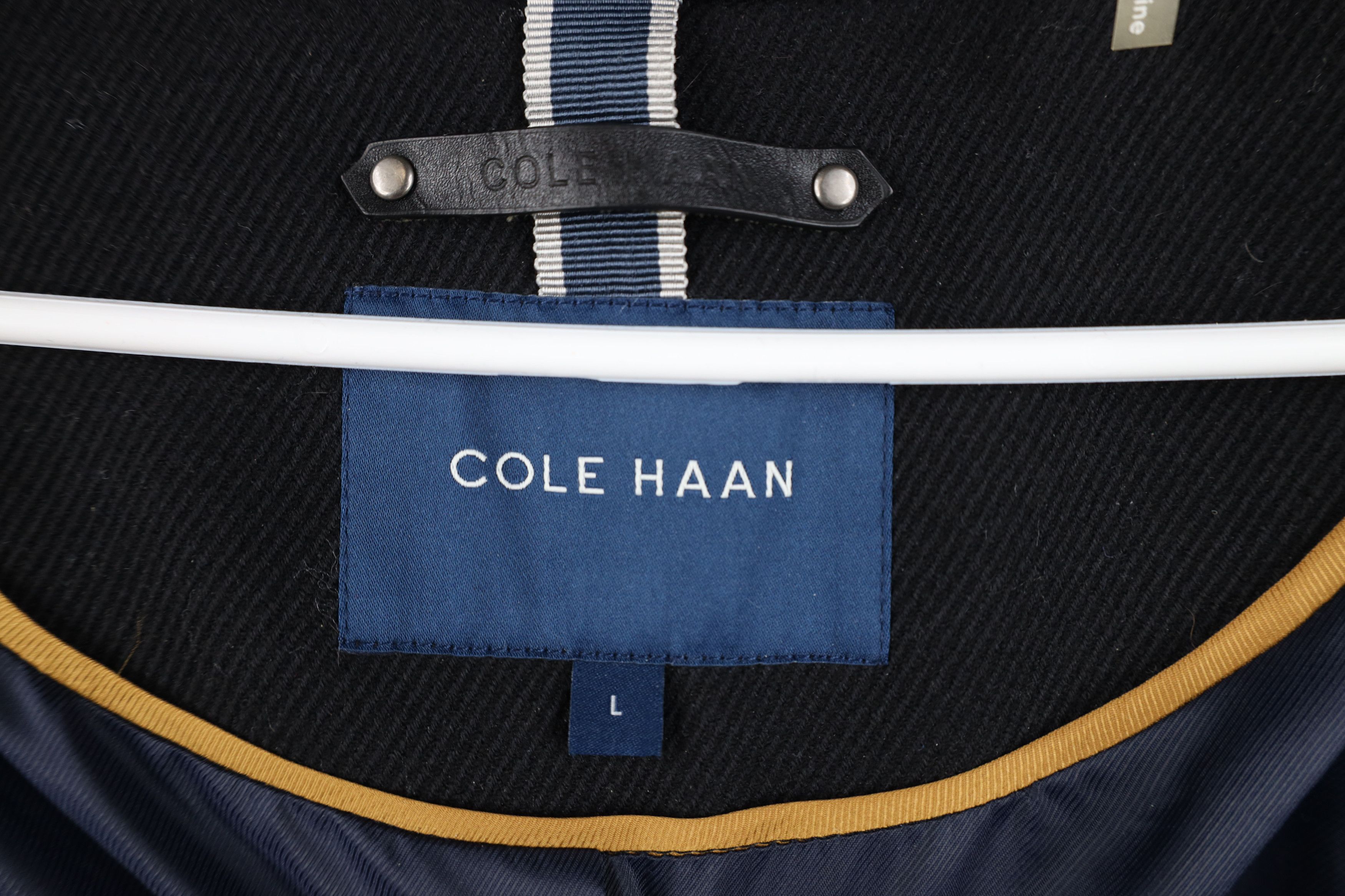 Cole Haan Cole Haan Ribbed Overcoat Jacket with Sweater Bib Black Size US L / EU 52-54 / 3 - 12 Thumbnail