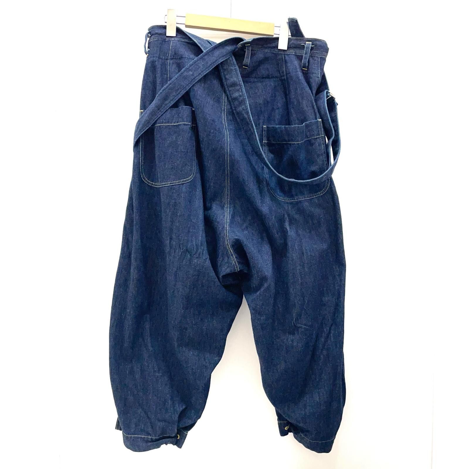 Yohji Yamamoto Yohji Yamamoto Ground Y Suspenders wide pants Size US 33 - 2 Thumbnail