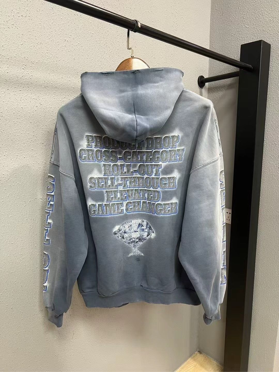 Balenciaga Balenciaga Diamond Hoodie Size US S / EU 44-46 / 1 - 2 Thumbnail