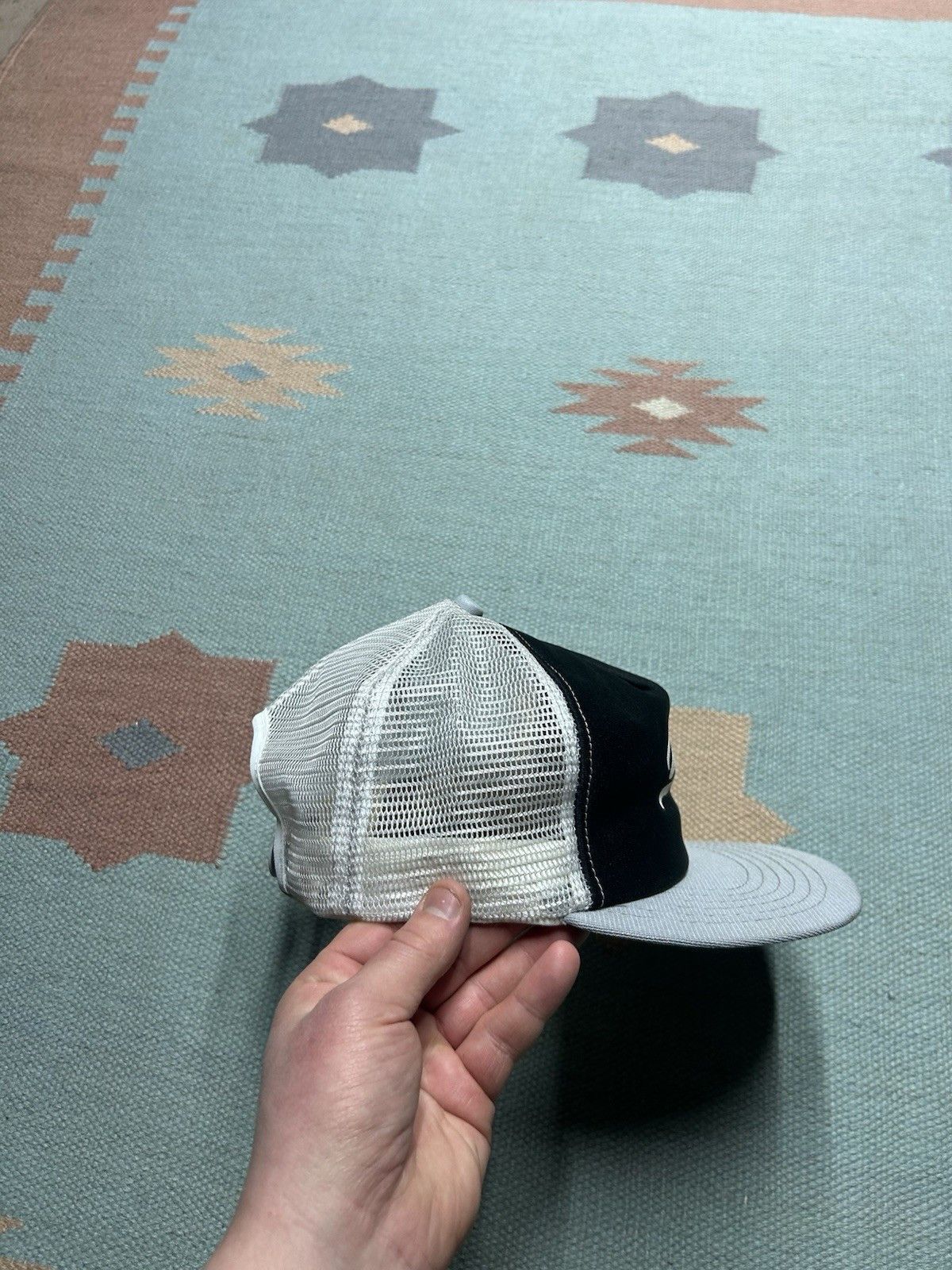 Vintage Vtg 80s trucker hat Valley Petroleum new era tri tone gas US Size ONE SIZE - 10 Thumbnail
