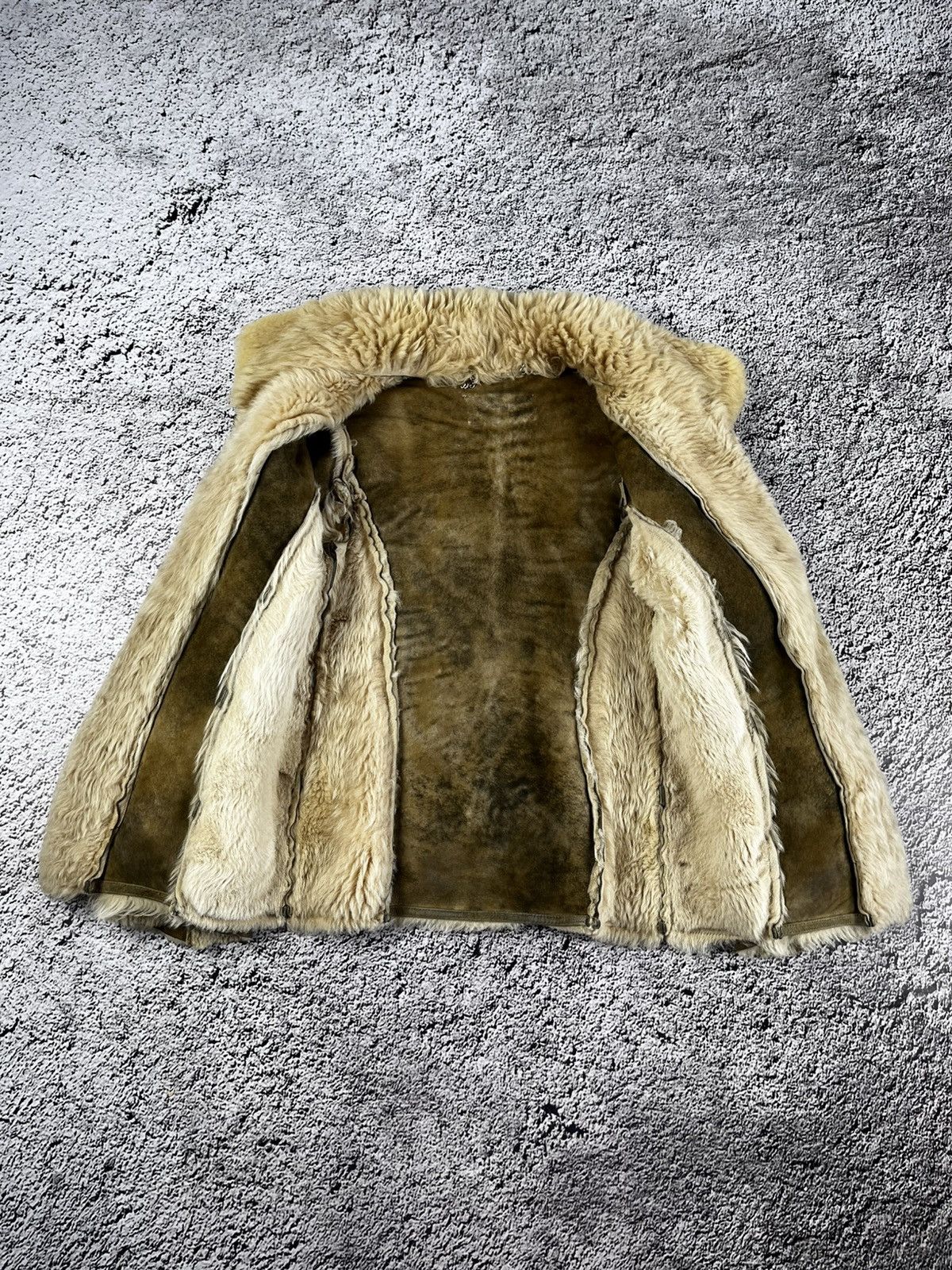 Japanese Brand Vintage Y2K leather fur shearling sheepskins coat jacket 00s Size M / US 6-8 / IT 42-44 - 13 Thumbnail