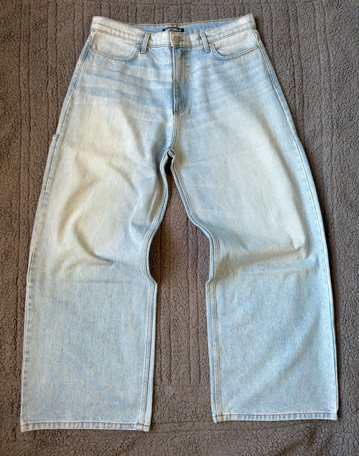 Other Discontd Light Wash Baggy Denim - Size 38 Size US 38 / EU 54 - 1 Thumbnail