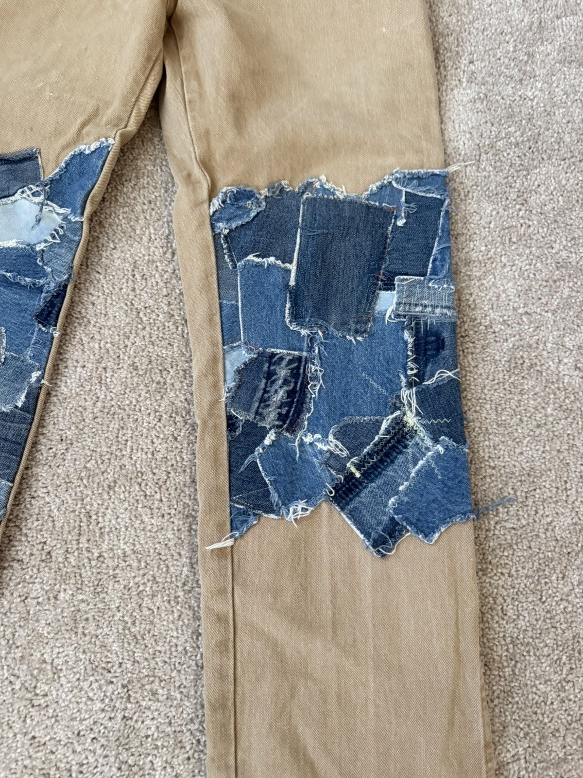 Wrangler CustomPatchwork denim Wrangler jeans 34x32 KAPITAL Size US 34 / EU 50 - 3 Thumbnail