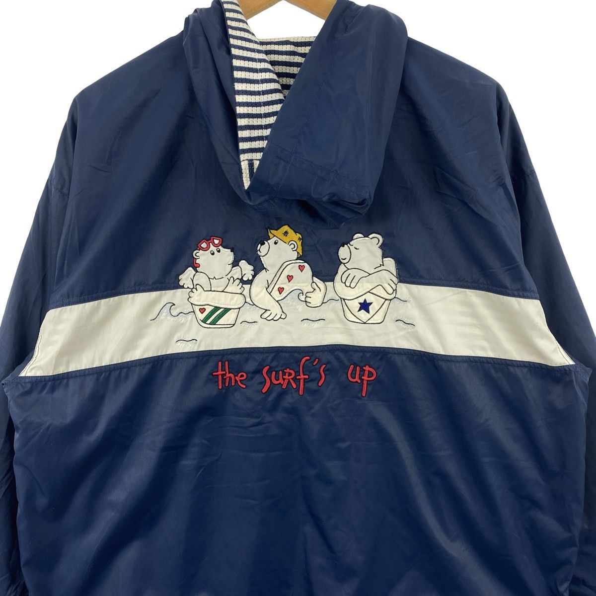 Vintage Vintage JC DE CASTELBAJAC Sport Hooded Jacket with Striped Size US L / EU 52-54 / 3 - 10 Thumbnail