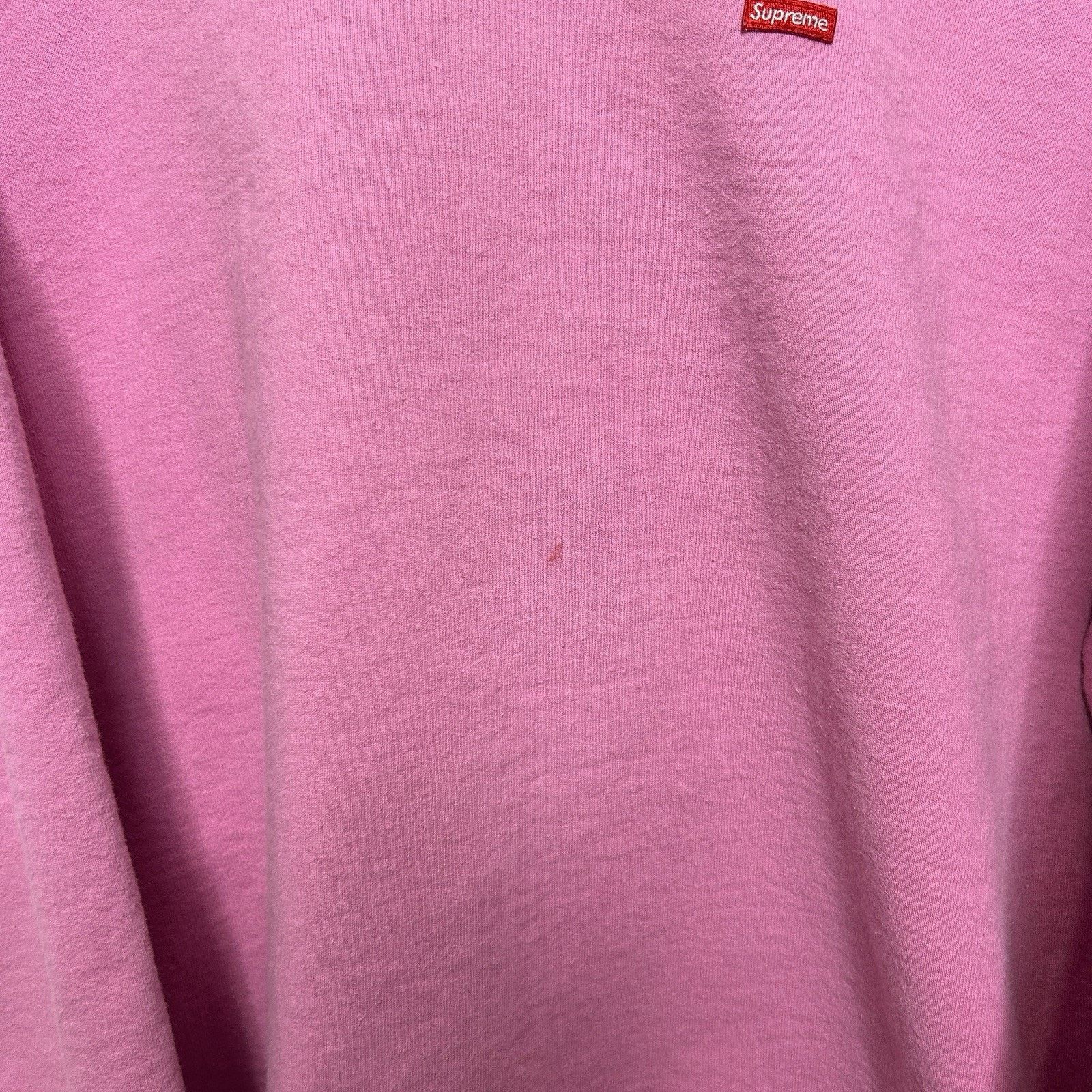 Supreme Supreme Small Box Logo Crewneck “Light Pink” SS22 Size US XL / EU 56 / 4 - 7 Thumbnail