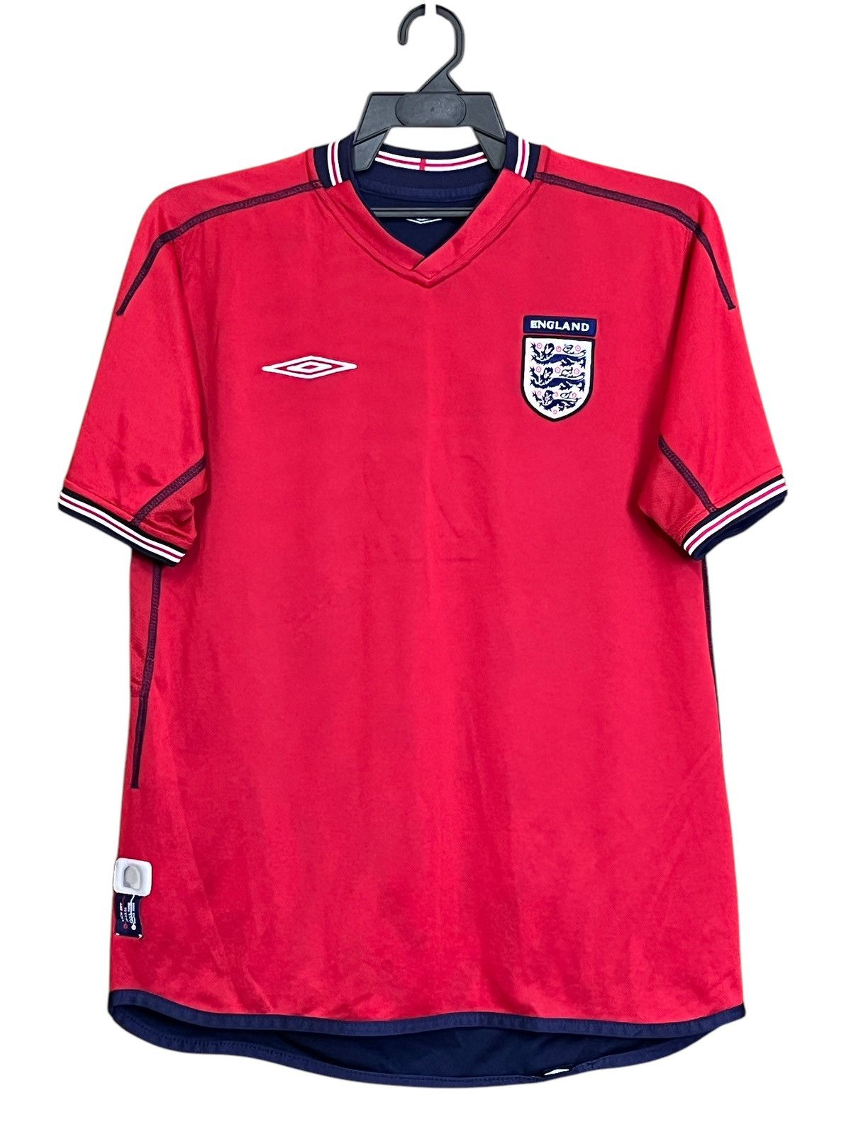 Umbro VINTAGE 2002-04 ENGLAND NATIONAL TEAM REVERSIBLE AWAY JERSEY Size US M / EU 48-50 / 2 - 3 Thumbnail