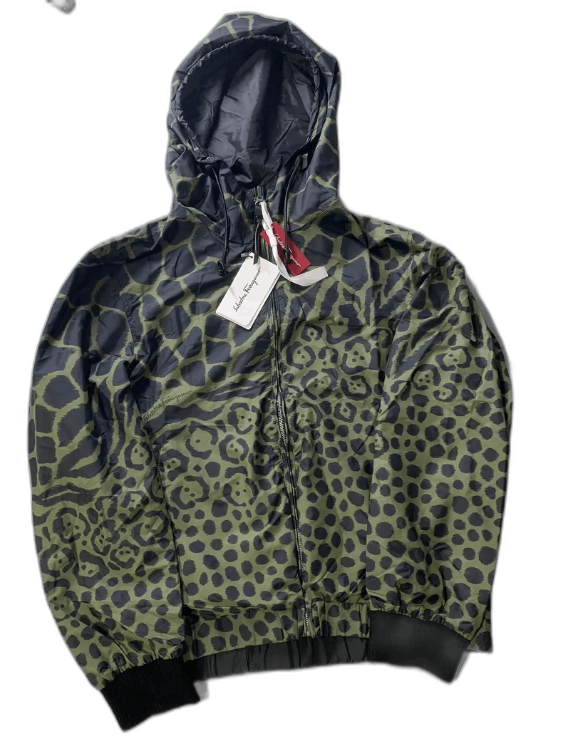 Salvatore Ferragamo Double-Sided Hooded Jacket with Camouflage Pattern Size US M / EU 48-50 / 2 - 1 Thumbnail