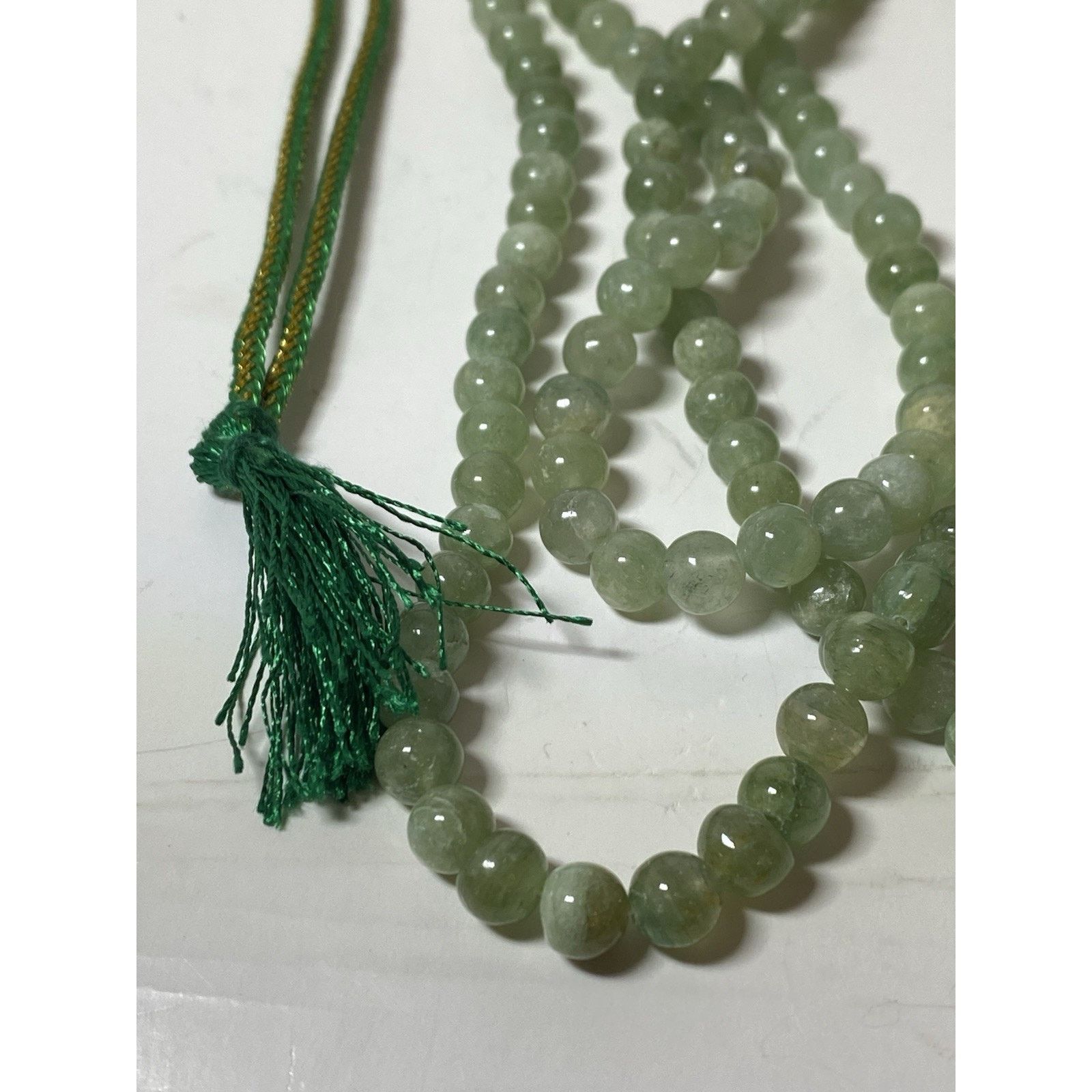 Other Natural Green Jadeite Beaded Multi Strand Necklace Size ONE SIZE - 3 Thumbnail